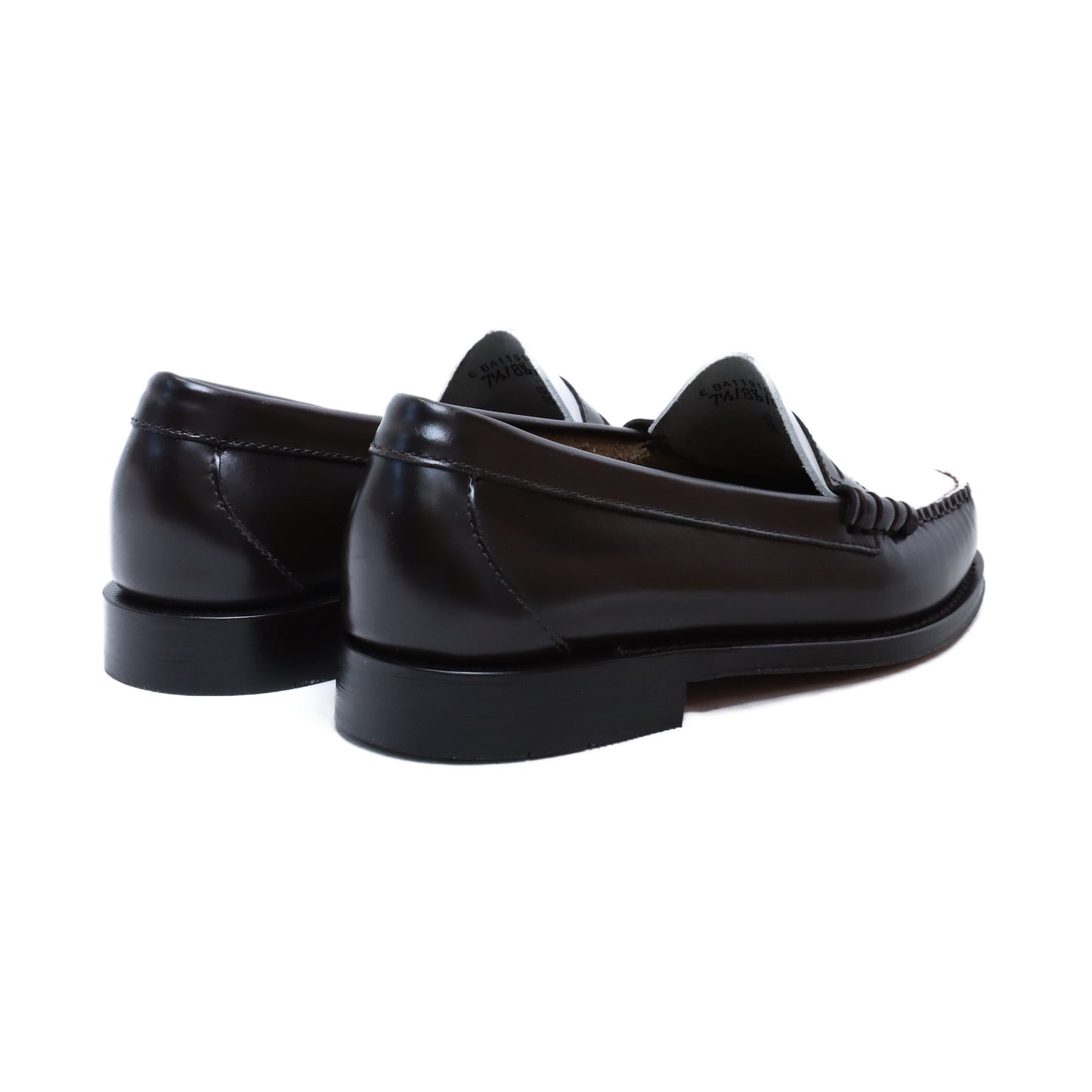 BA11010H / LTHR / DARK BROWN & WHITE / LEATHER SOLE / US8.5(26.5cm)