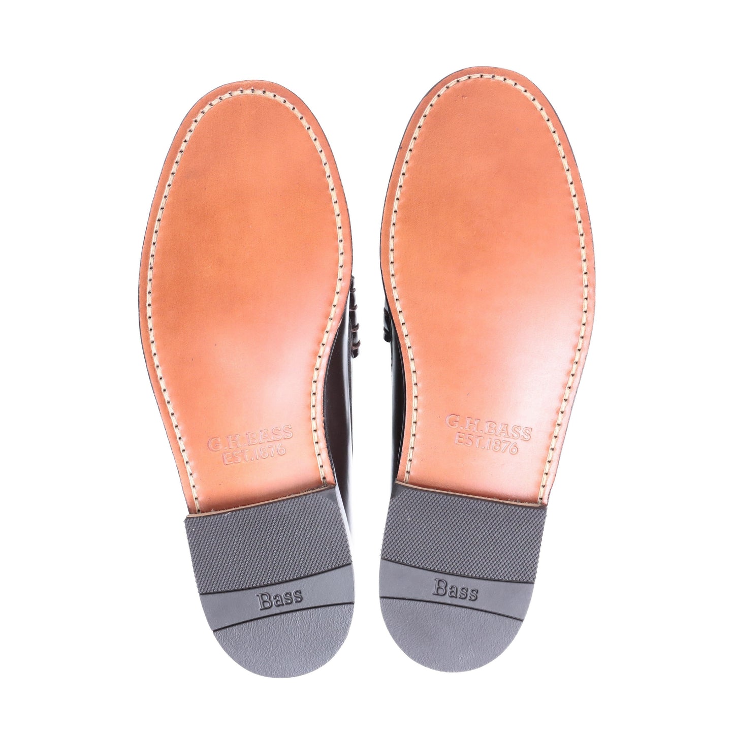 BA11010H / LTHR / DARK BROWN & WHITE / LEATHER SOLE / US8.5(26.5cm)