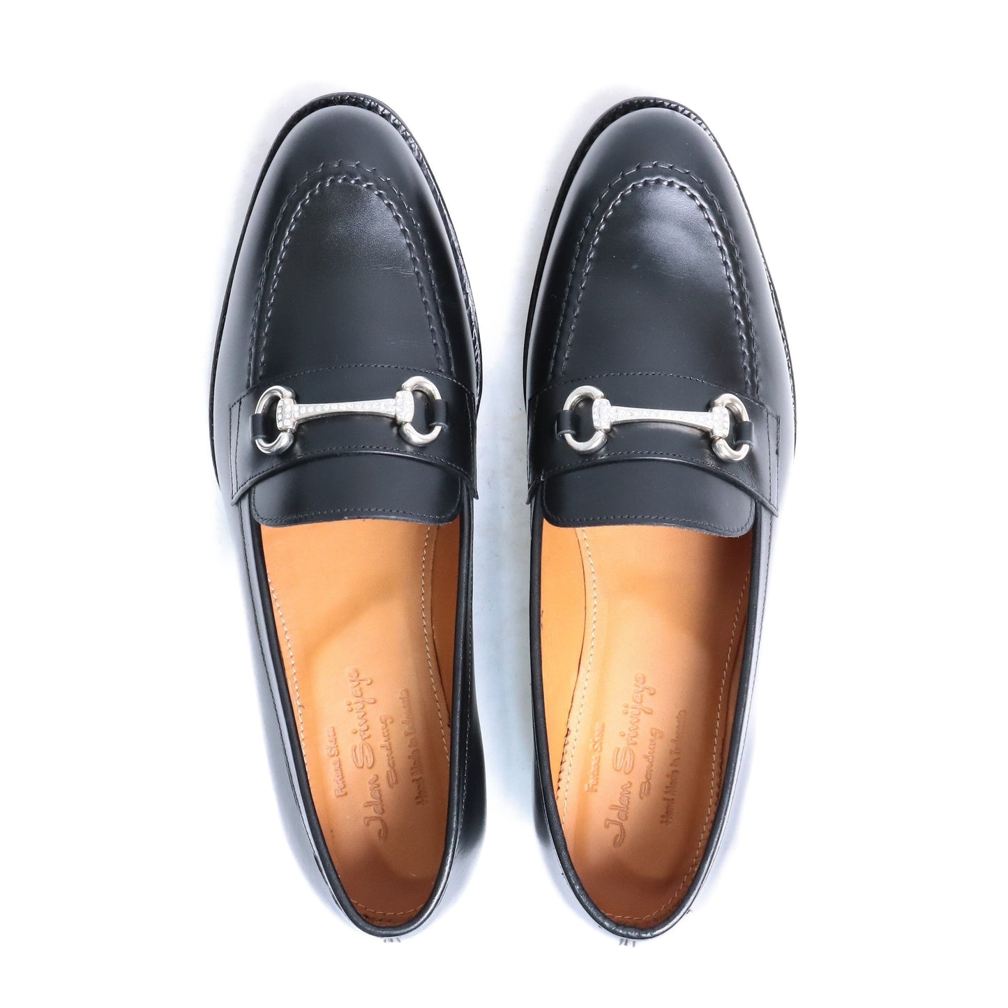 98689M / CALF / BLACK / LEATHER SOLE / UK6.5(25.5cm)