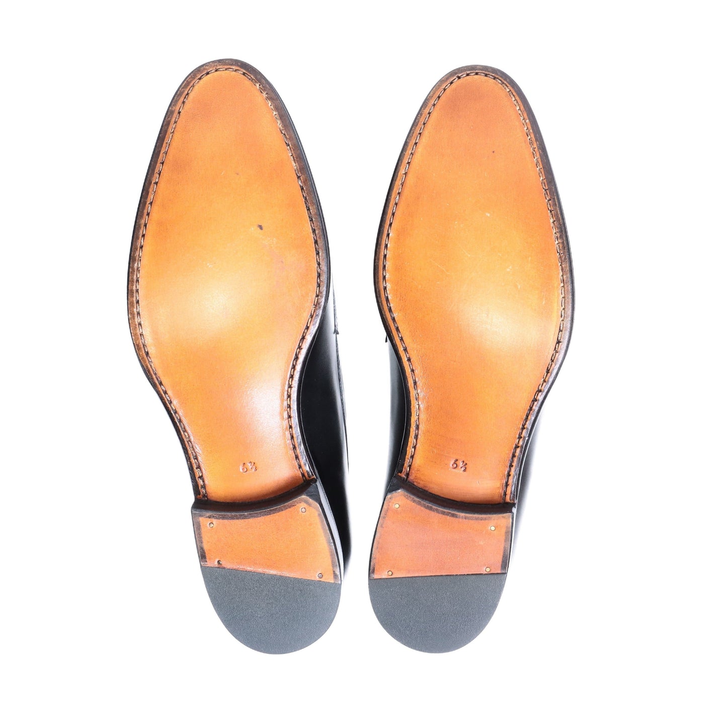 98689M / CALF / BLACK / LEATHER SOLE / UK6.5(25.5cm)