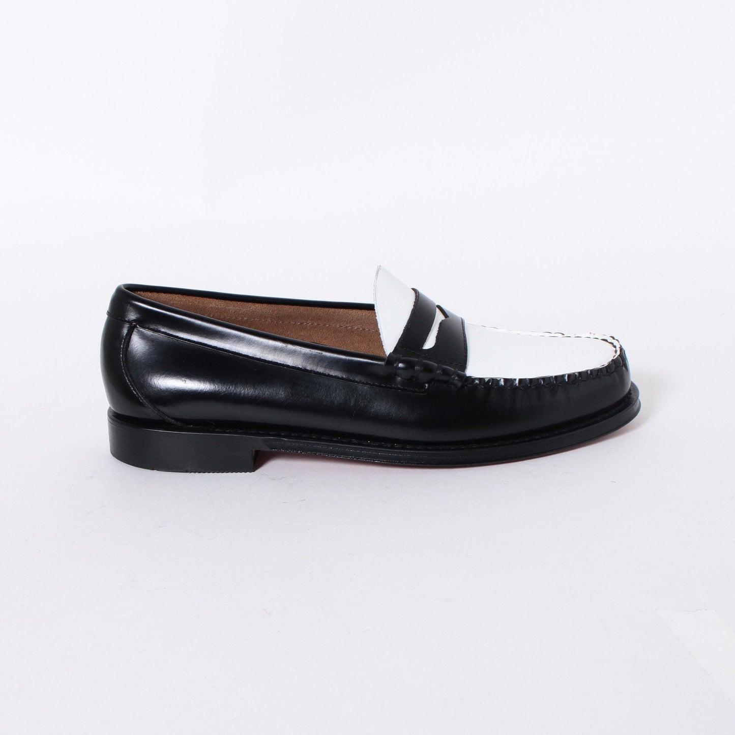 BA11010H / LTHR / BLACK/WHITE / LEATHER SOLE / US9.5(27.5cm)