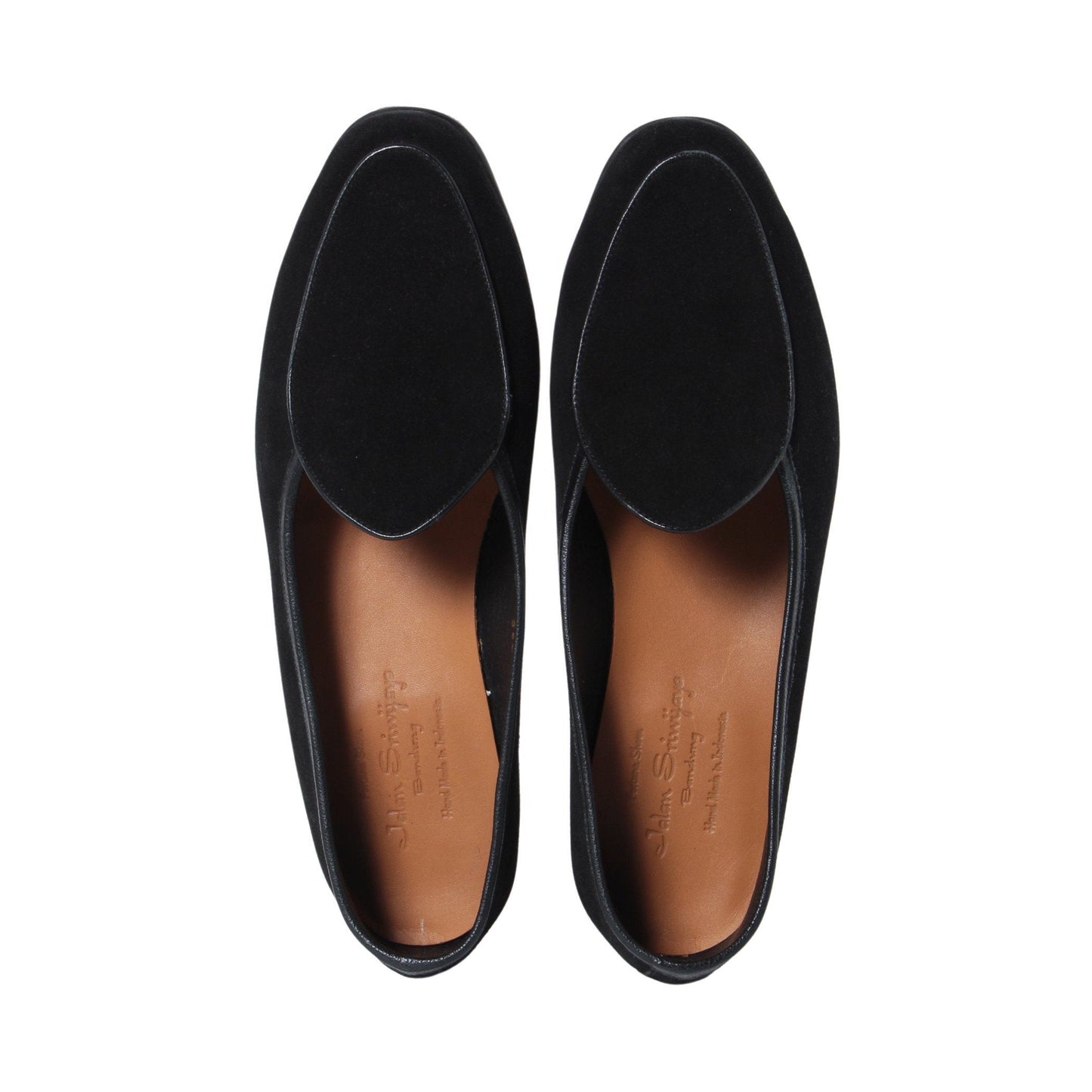 98908 / SUEDE / BLACK / HALF RUBBER SOLE / UK6.0(24.5cm)