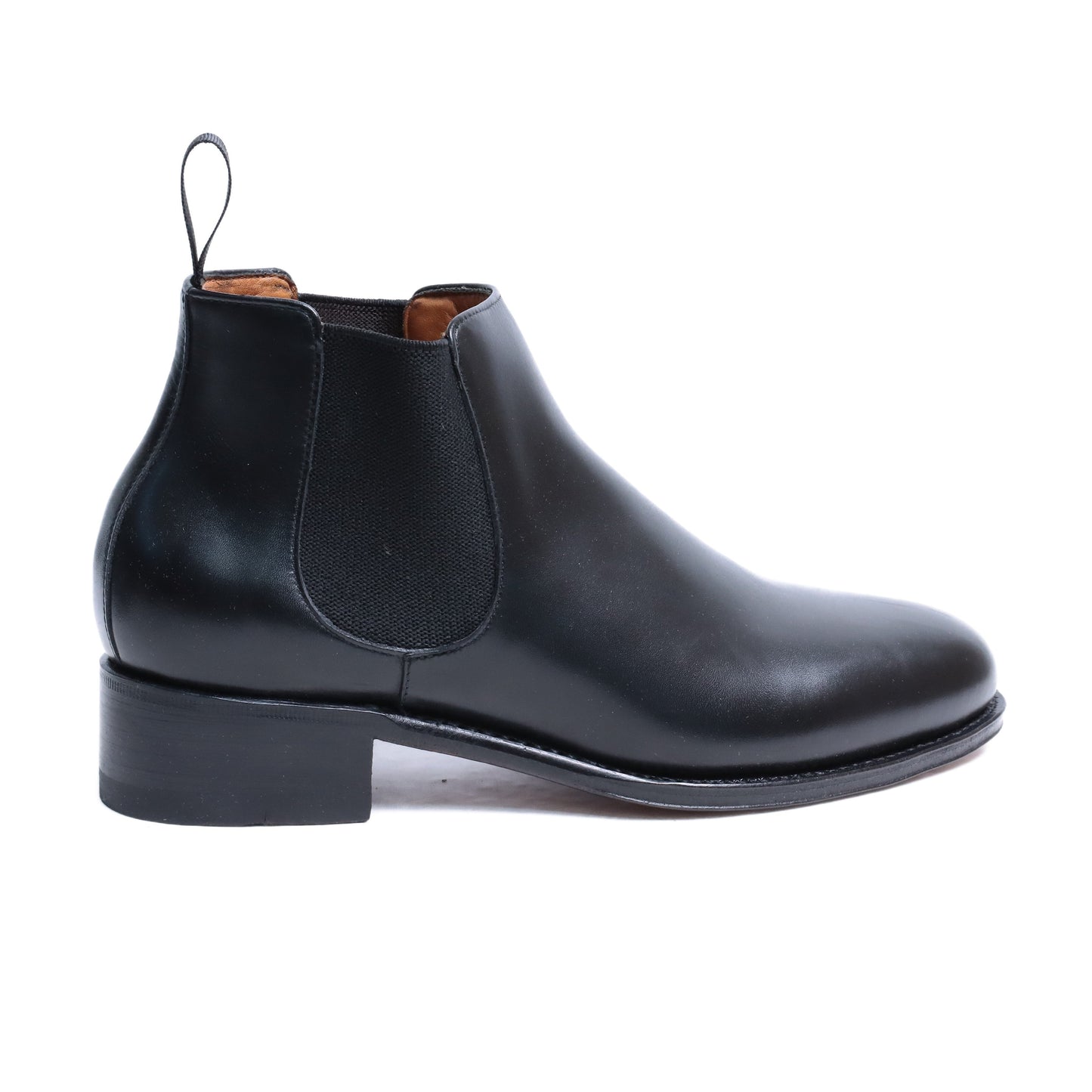 98677 / CALF / BLACK / LEATHER SOLE / UK3.5(22.5cm)