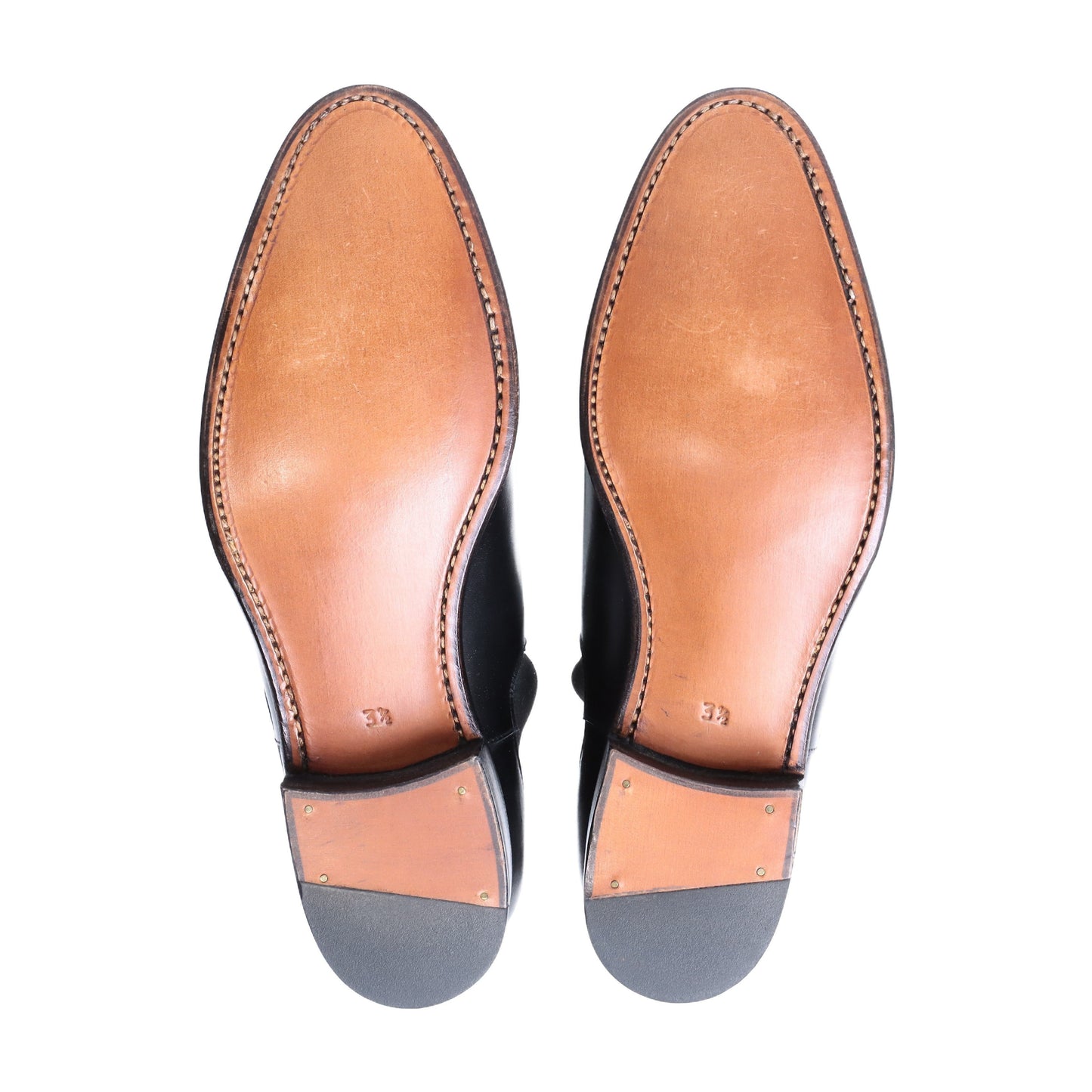 98677 / CALF / BLACK / LEATHER SOLE / UK3.5(22.5cm)