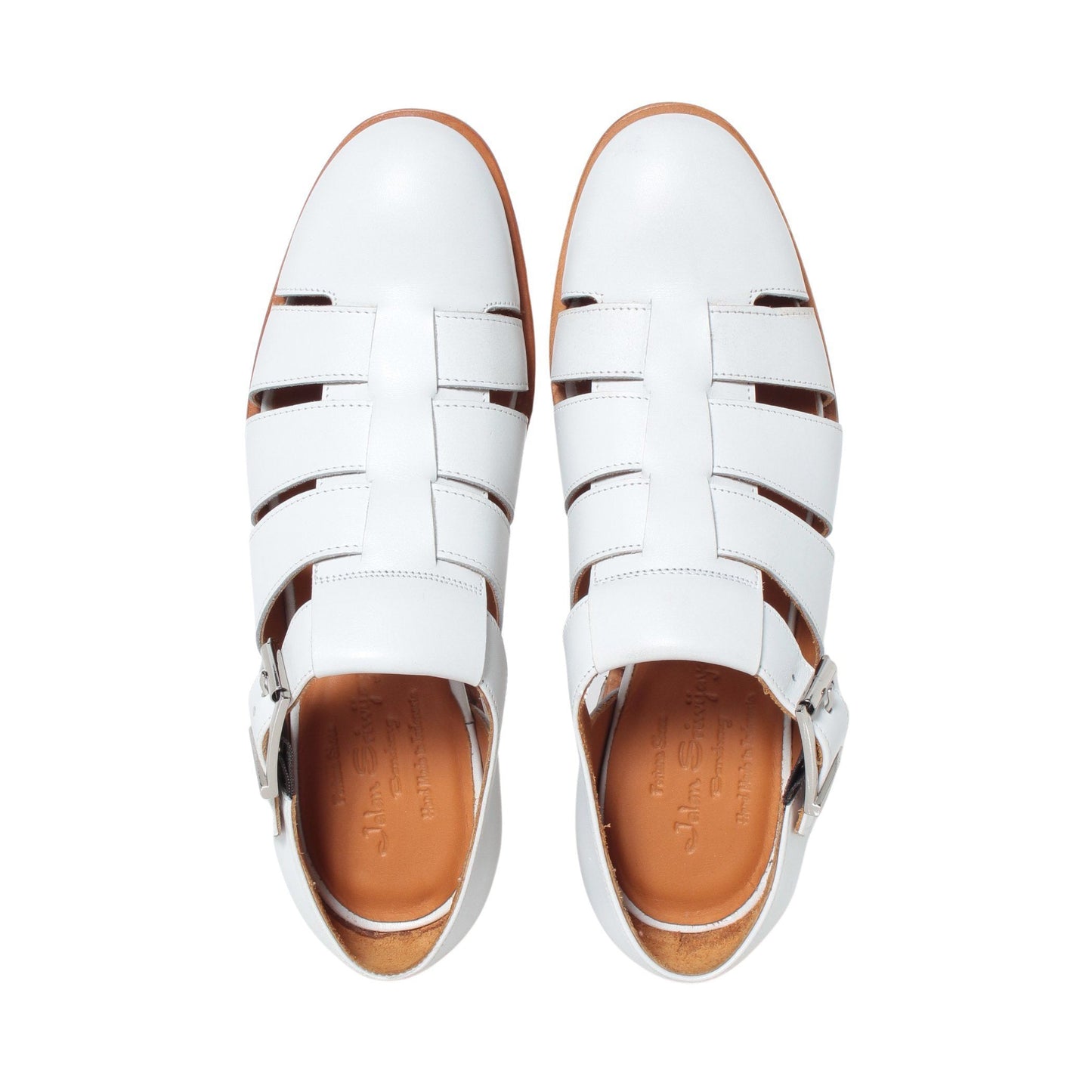 98850 / CALF / WHITE / LEATHERSOLE / UK4.0(23.0cm)