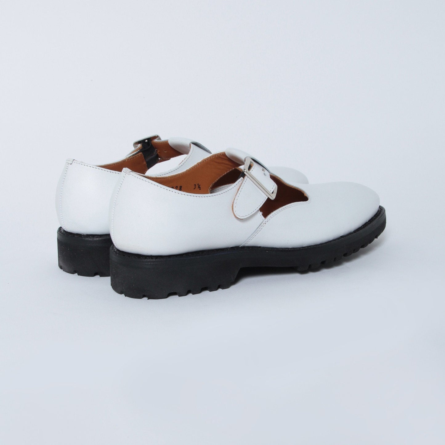 99025 / CALF / WHITE / VIBRAM SOLE / UK3.5(22.5cm)