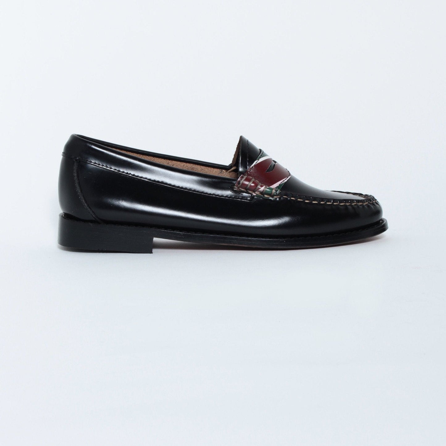 BA41037 / LTHR / BLK/WHI / LEATHERSOLE / US6.5(24.0cm)