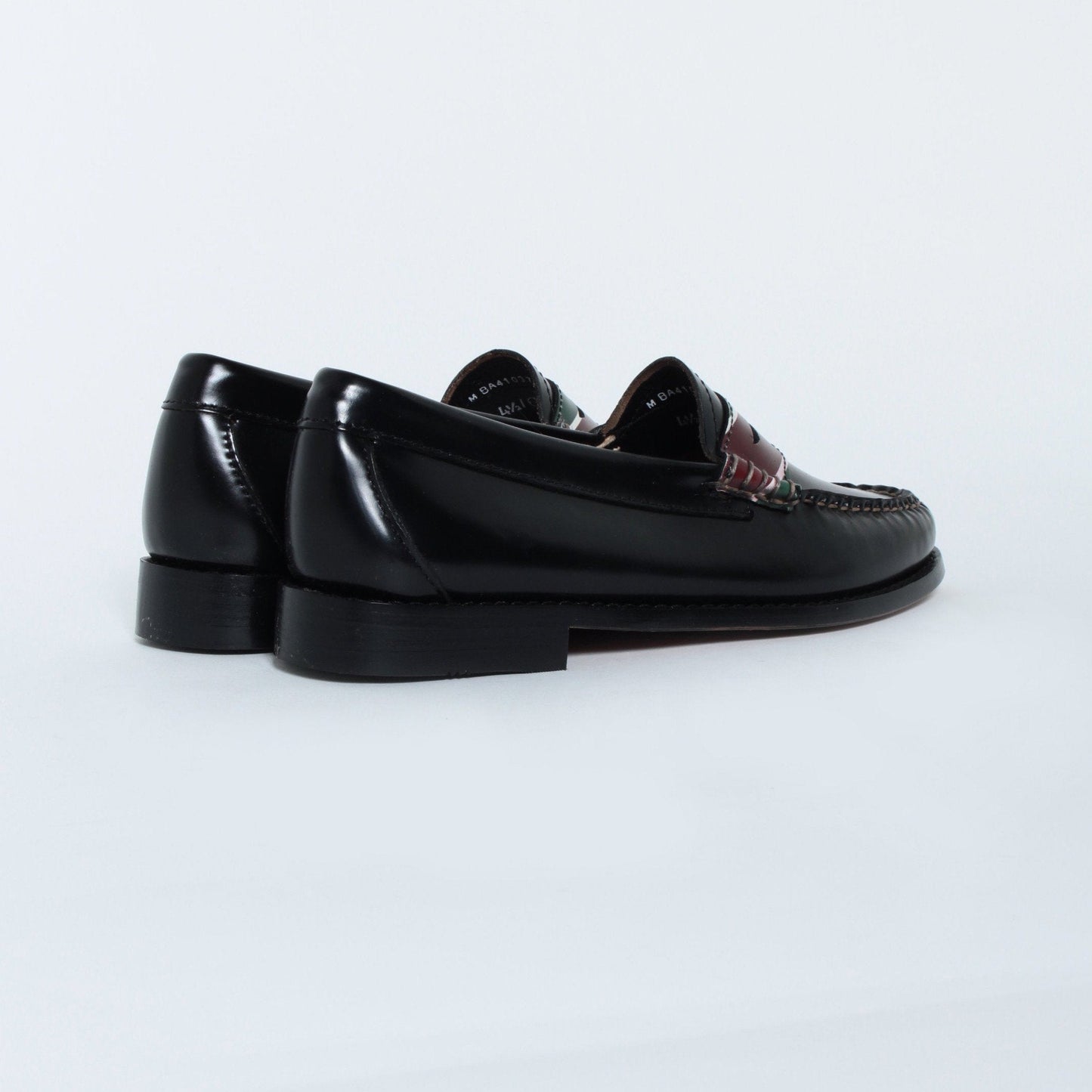 BA41037 / LTHR / BLK/WHI / LEATHERSOLE / US6.5(24.0cm)