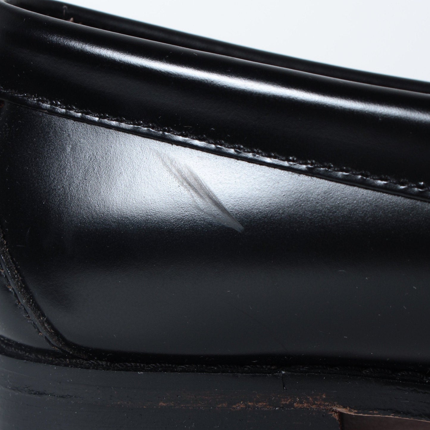 BA41037 / LTHR / BLK/WHI / LEATHERSOLE / US6.5(24.0cm)