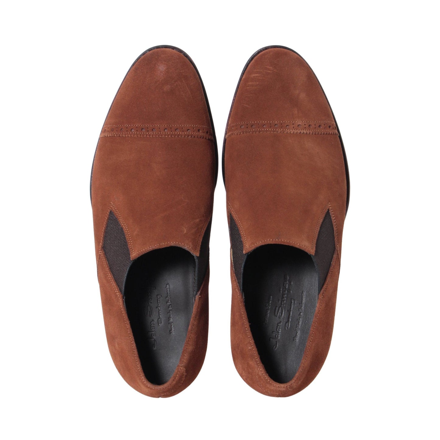 98921 / SUEDE / SNUFF / HALF RUBBER SOLE / UK6.5(25.0cm)
