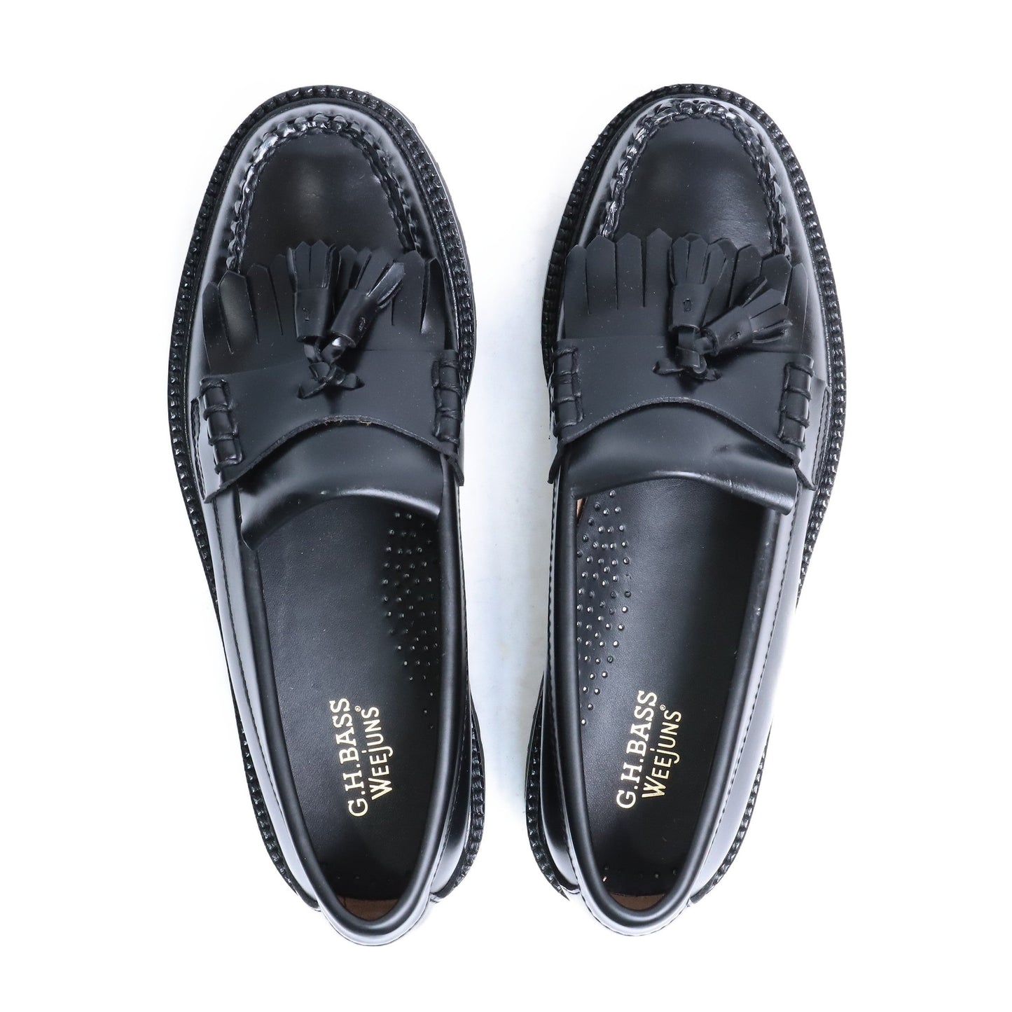 BA11525 / LTHR / BLACK / RUBBER SOLE / US7.5(25.5cm)