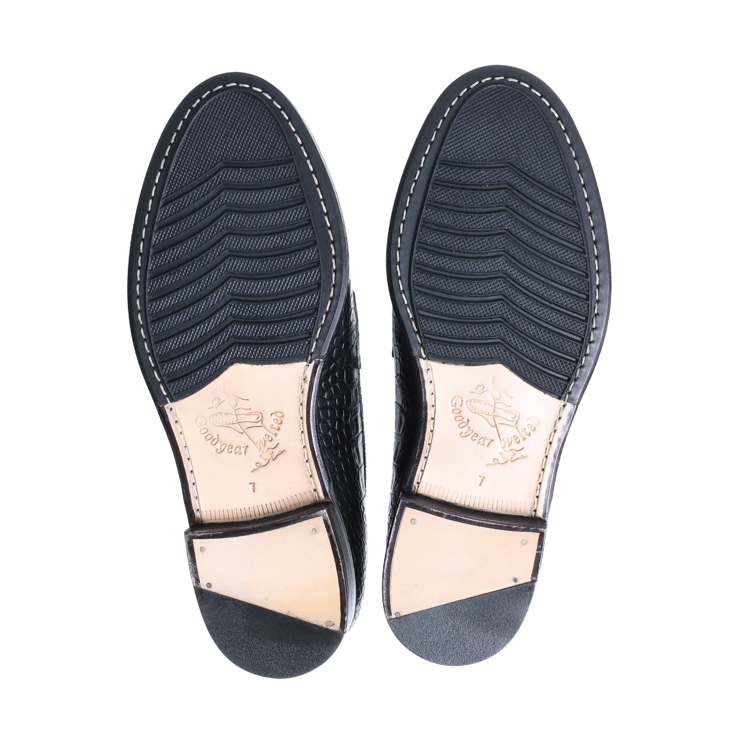 98998 / COCO BANDIERA / BLACK / LEATHER SOLE / UK7.0(26.0cm)