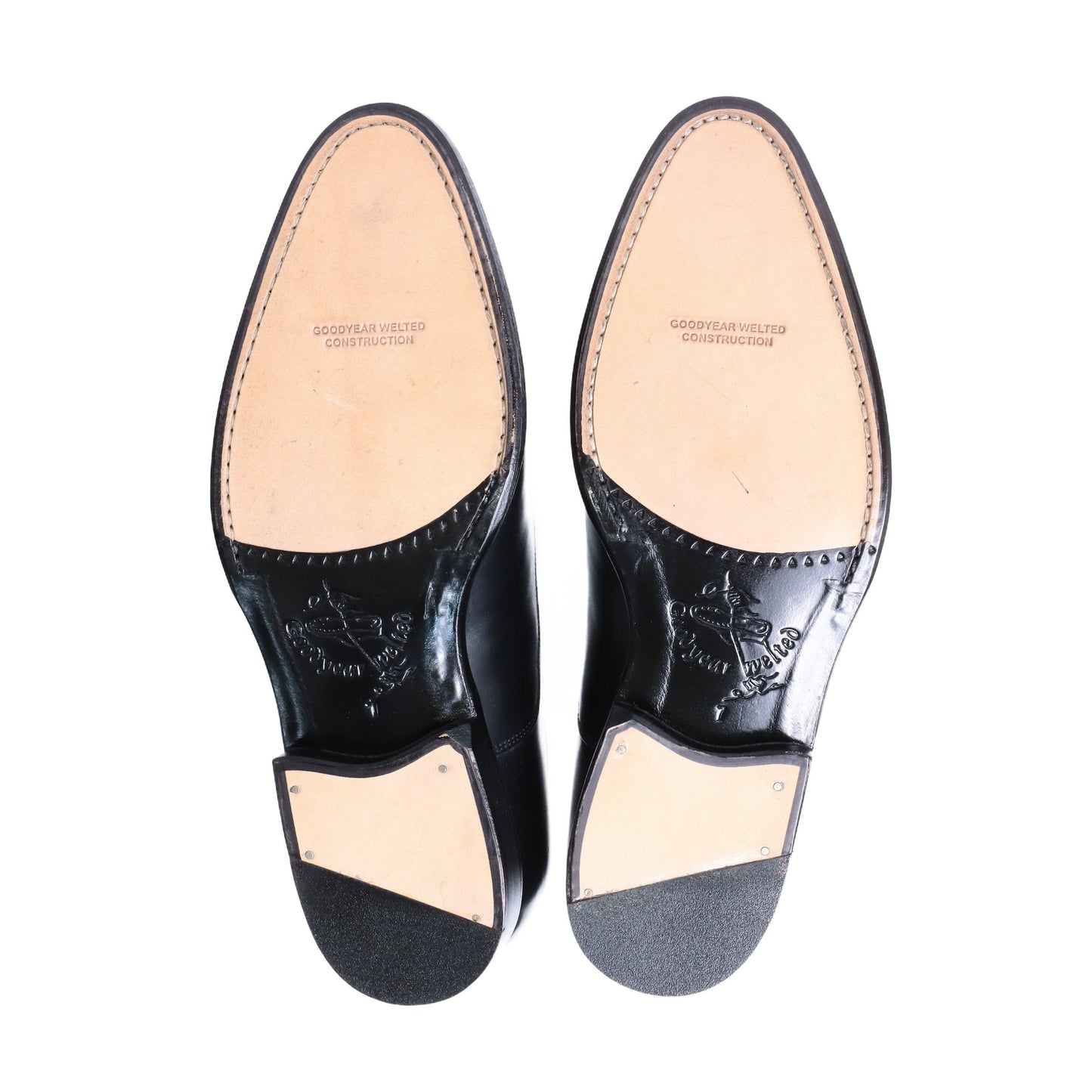 98317 / CALF / BLACK / LEATHER SOLE / UK7.0(25.5cm)