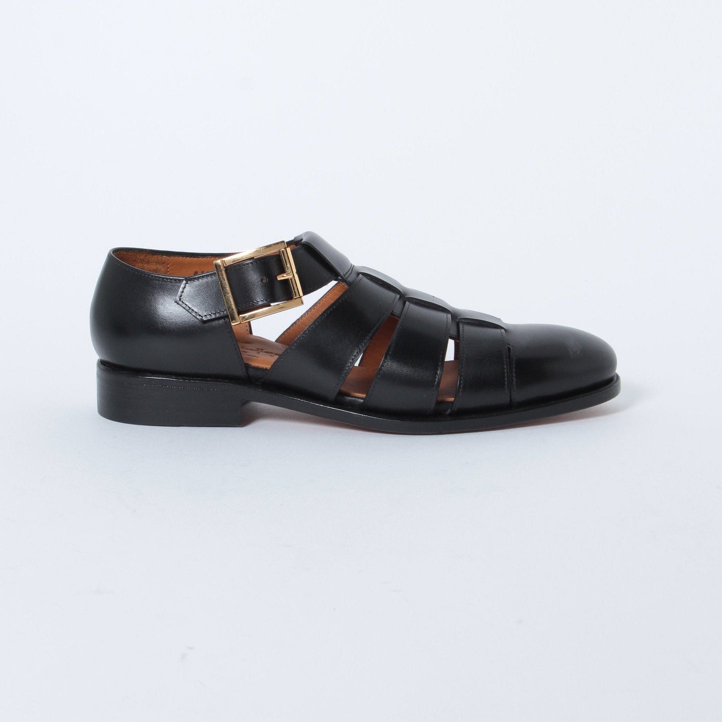 98850 / CALF / BLACK / LEATHR SOLE / UK4.0(23.0cm)