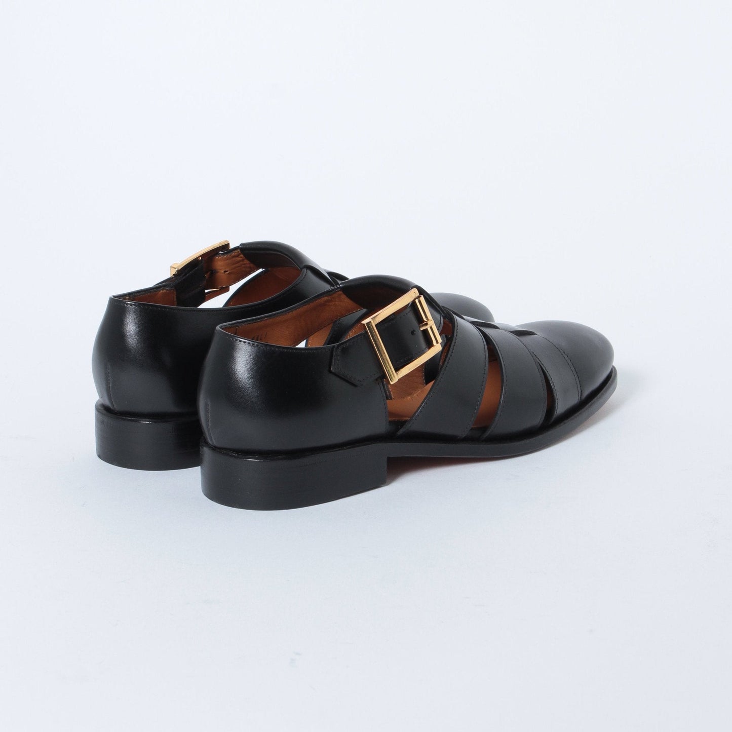 98850 / CALF / BLACK / LEATHR SOLE / UK4.0(23.0cm)
