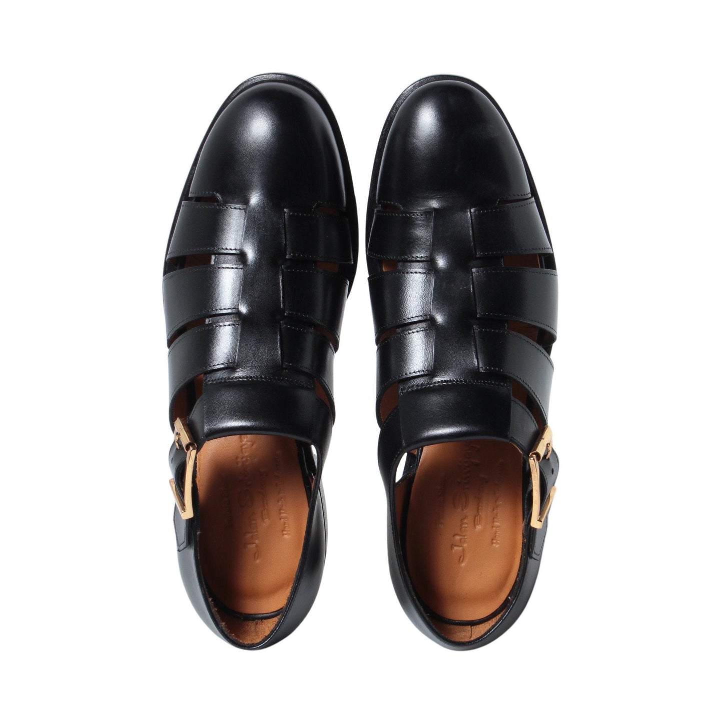 98850 / CALF / BLACK / LEATHR SOLE / UK4.0(23.0cm)