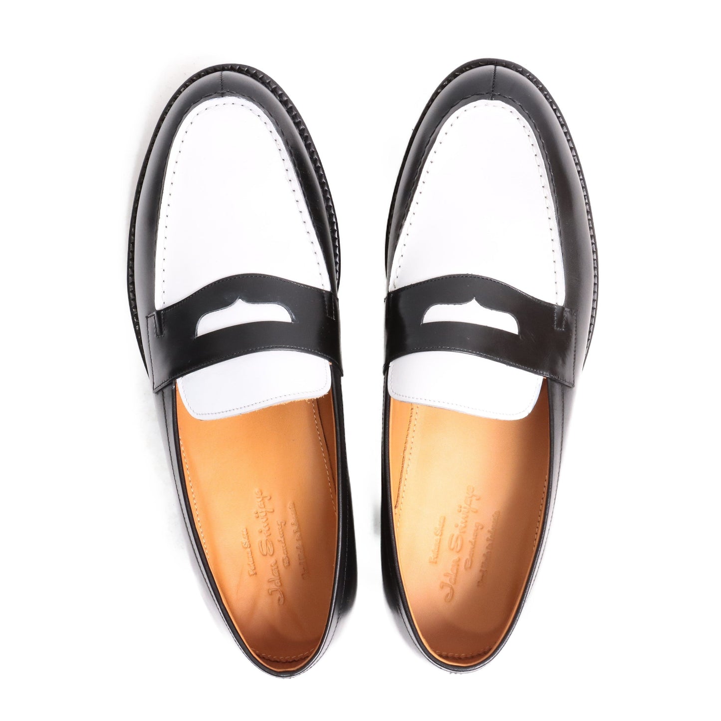 98998 / CALF / BLACK/WHITE / VIBRAM SOLE / UK9.5(28.5cm)