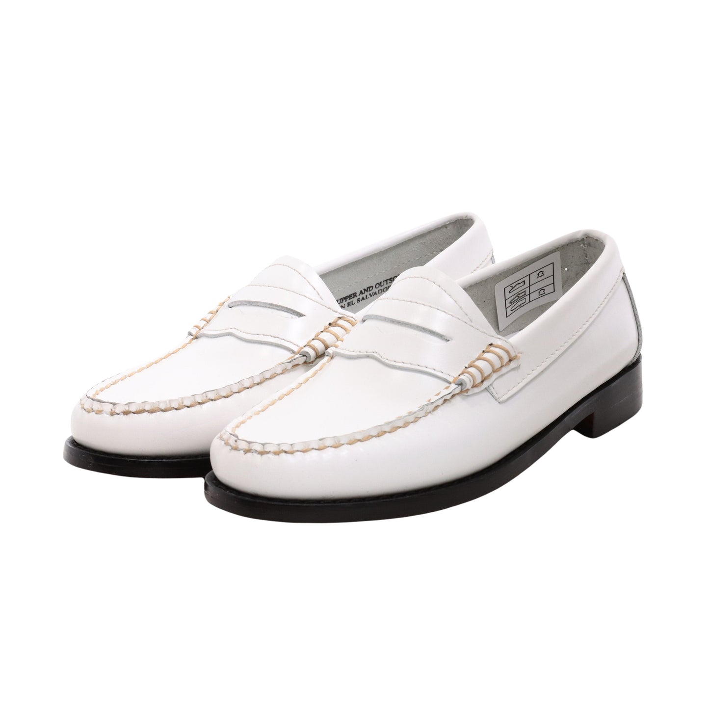 BA41010 / LTHR / WHITE / LEATHER SOLE / US4.0(21.5cm)