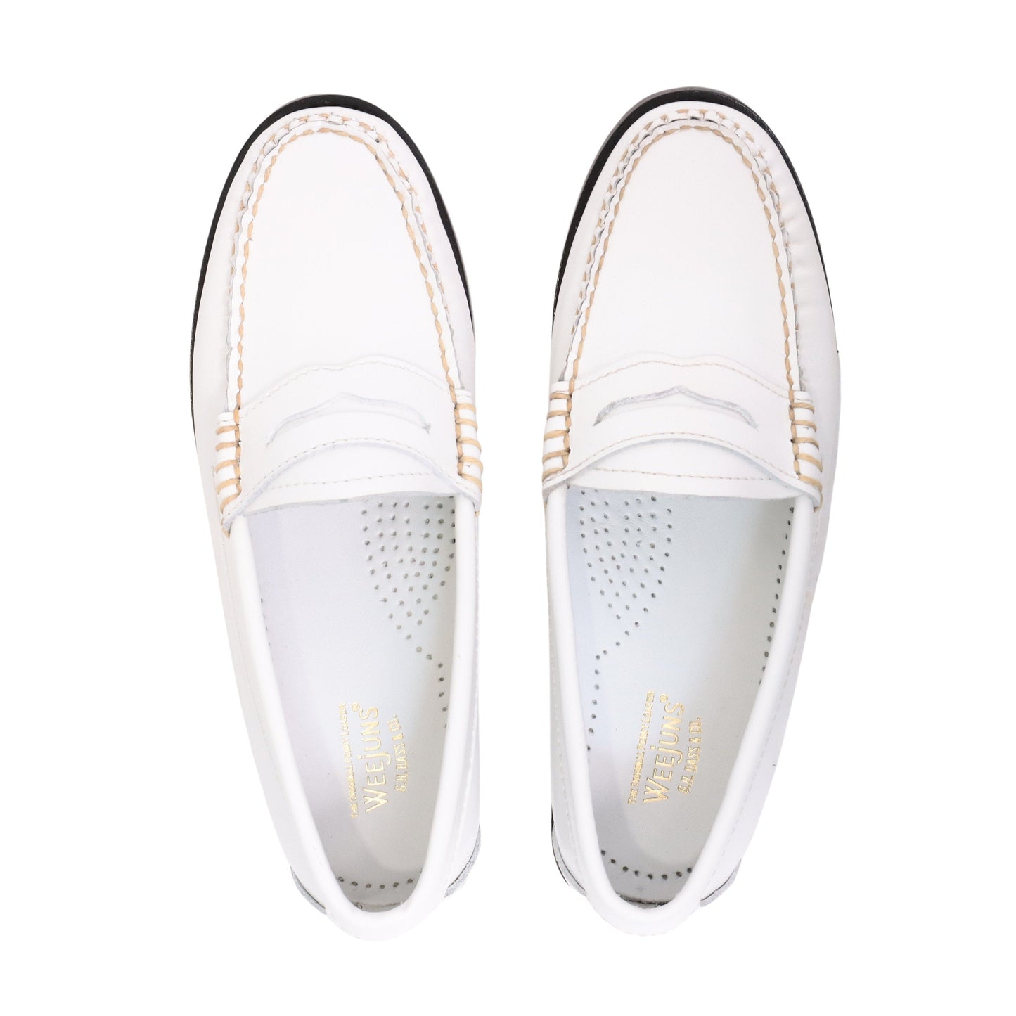 BA41010 / LTHR / WHITE / LEATHER SOLE / US4.0(21.5cm)