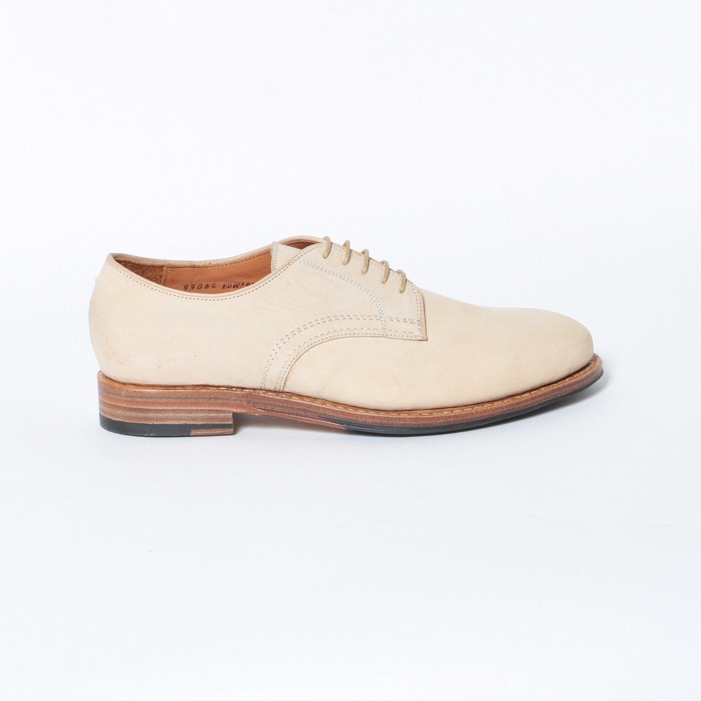 99064 / NUBUCK / BEIGE / HALF RUBBER SOLE / UK7.5(26.0cm)