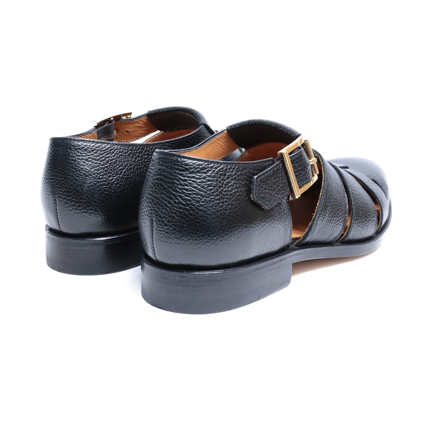 98819 / GRAIN / BLACK / LEATHER SOLE / UK9.5(28.0cm)
