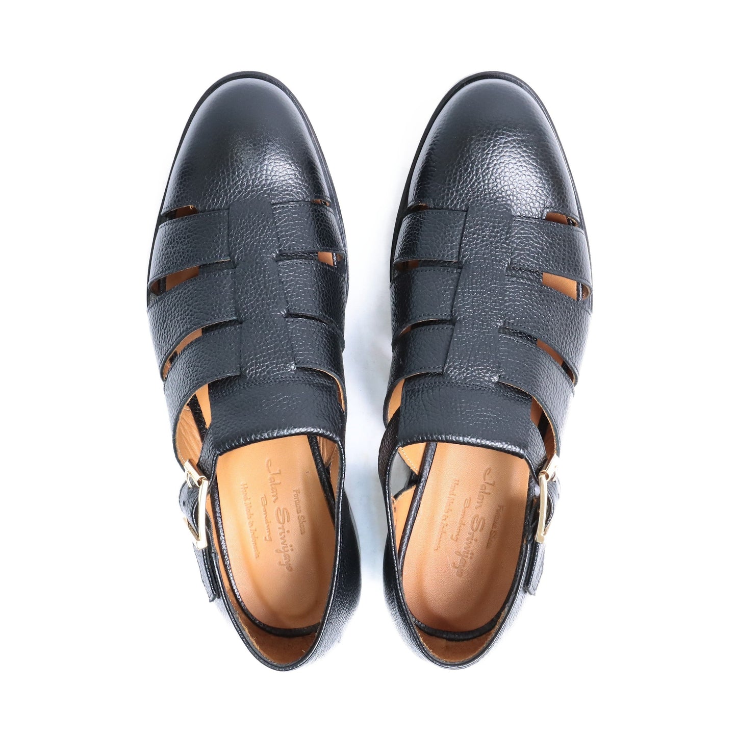 98819 / GRAIN / BLACK / LEATHER SOLE / UK9.5(28.0cm)