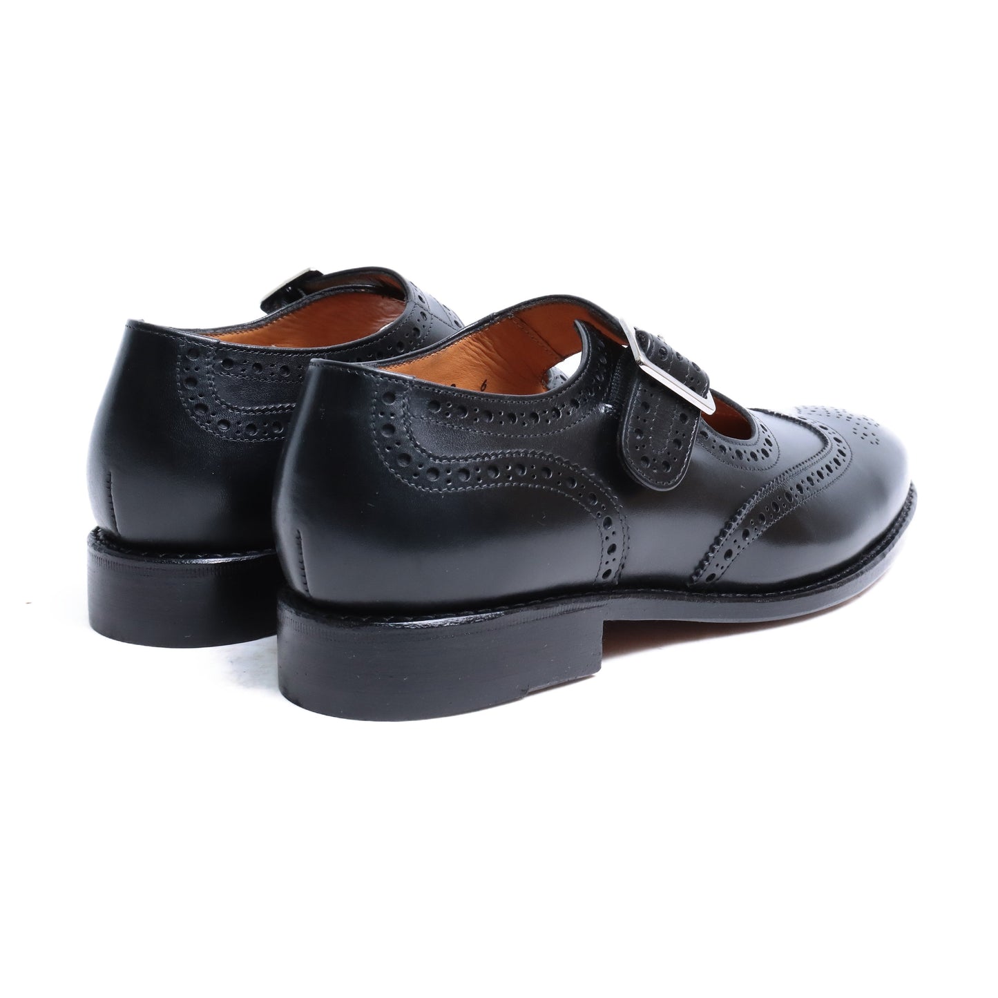 98996 / CALF / BLACK / LEATHER SOLE / UK6.0(25.0cm)