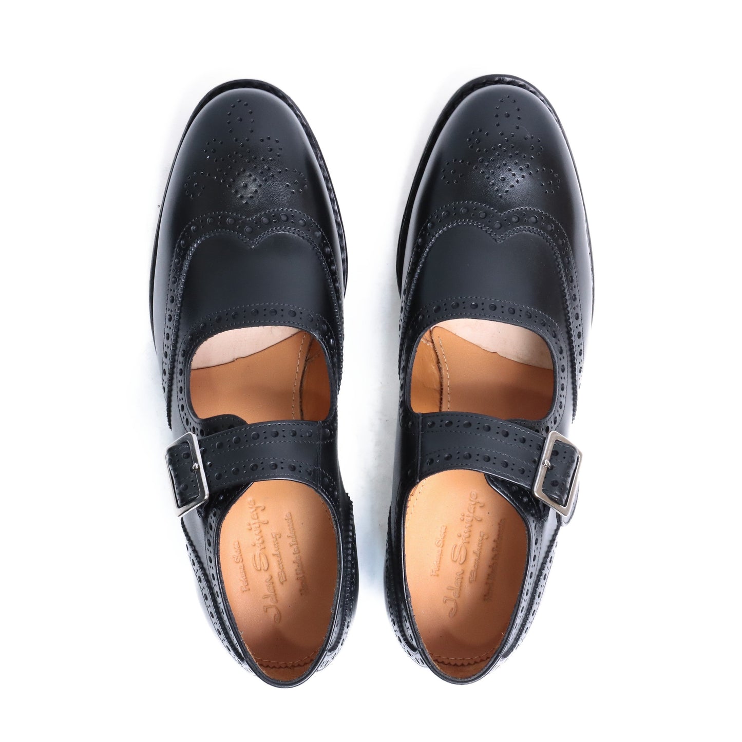 98996 / CALF / BLACK / LEATHER SOLE / UK6.0(25.0cm)