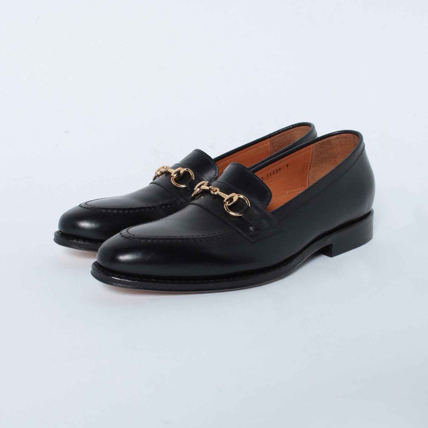 99043 / CALF / BLACK / LEATHERSOLE / UK9.0(27.5cm)
