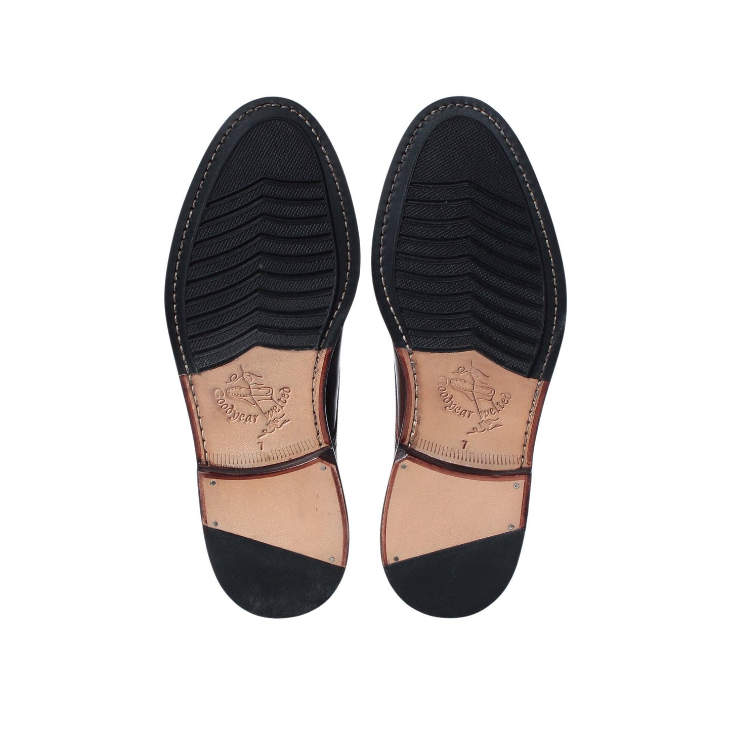 98902 / CORDOVAN / D.BROWN / HALF RUBBER SOLE / UK7.0(25.5cm)