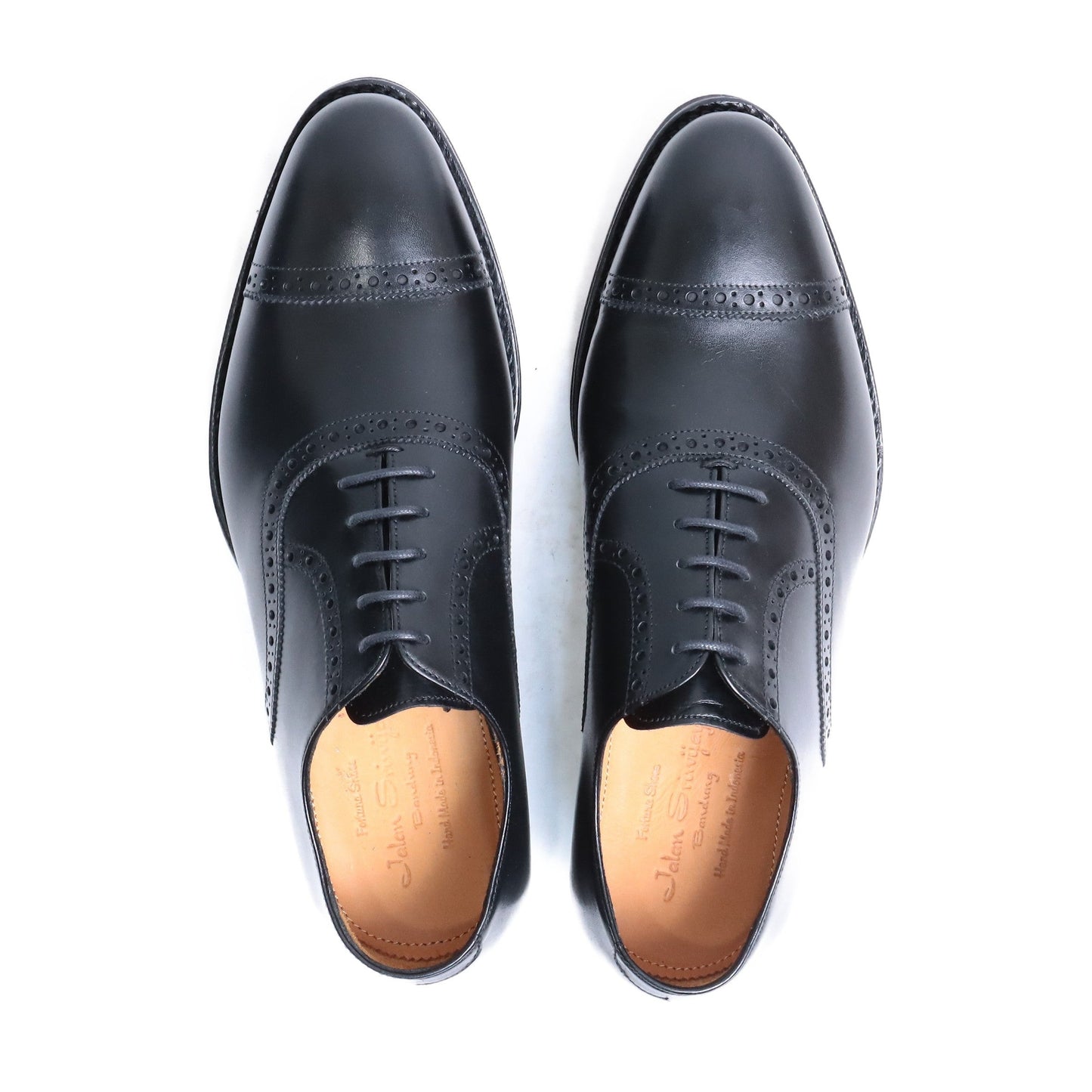 98409 / CALF / BLACK / LEATHER SOLE / UK5.0(23.5cm)