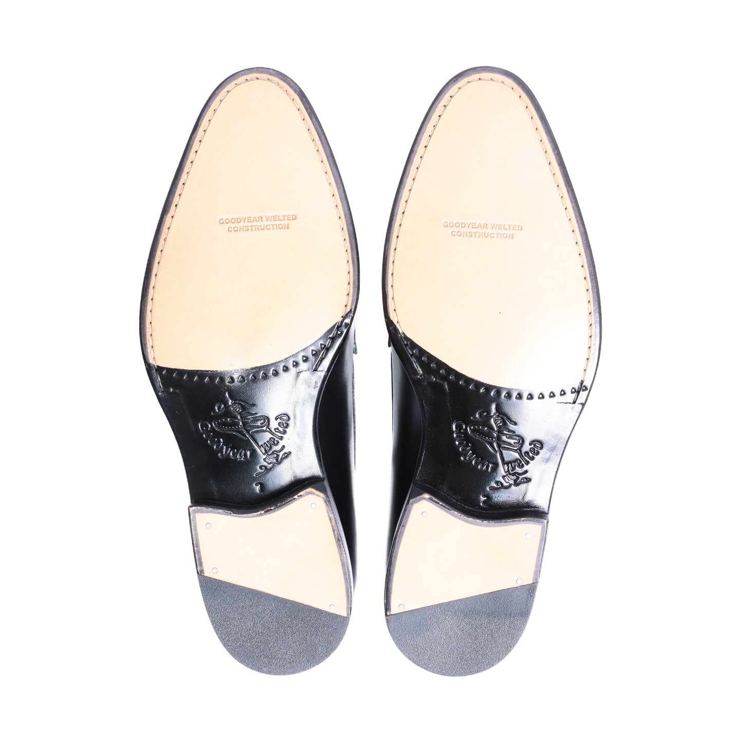 99041 / CALF / BLACK / LEATHER SOLE / UK7.0(25.5cm)