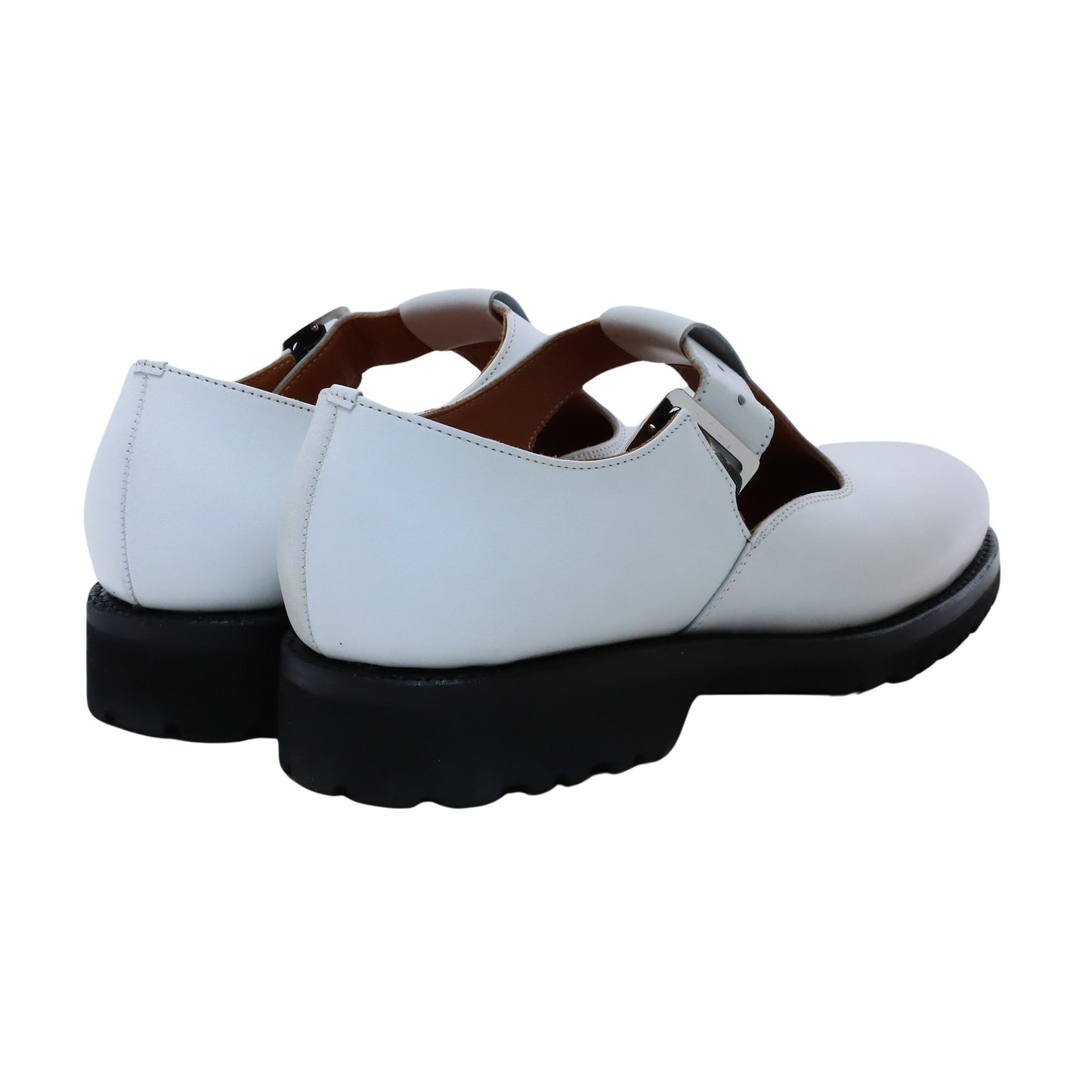 99025 / CALF / WHITE / VIBRAM SOLE / UK4.0(23.0cm)