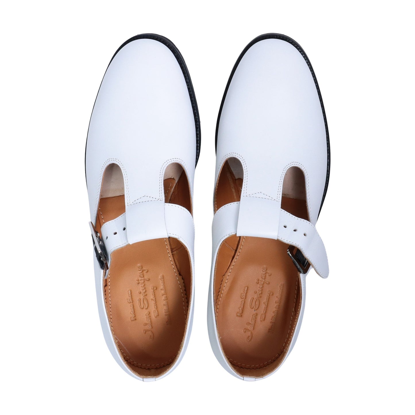 99025 / CALF / WHITE / VIBRAM SOLE / UK4.0(23.0cm)