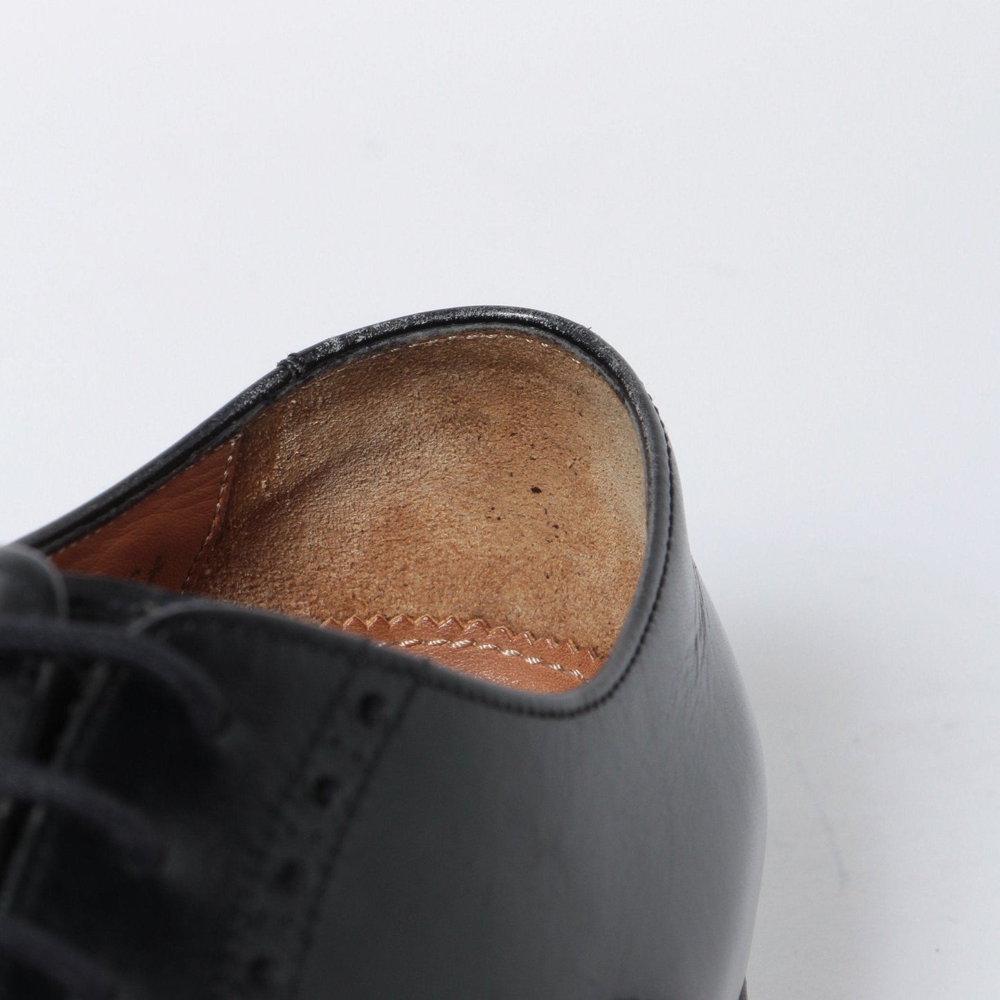 98409 / CALF / BLACK / LEATHER SOLE / UK6.5(25.0cm)