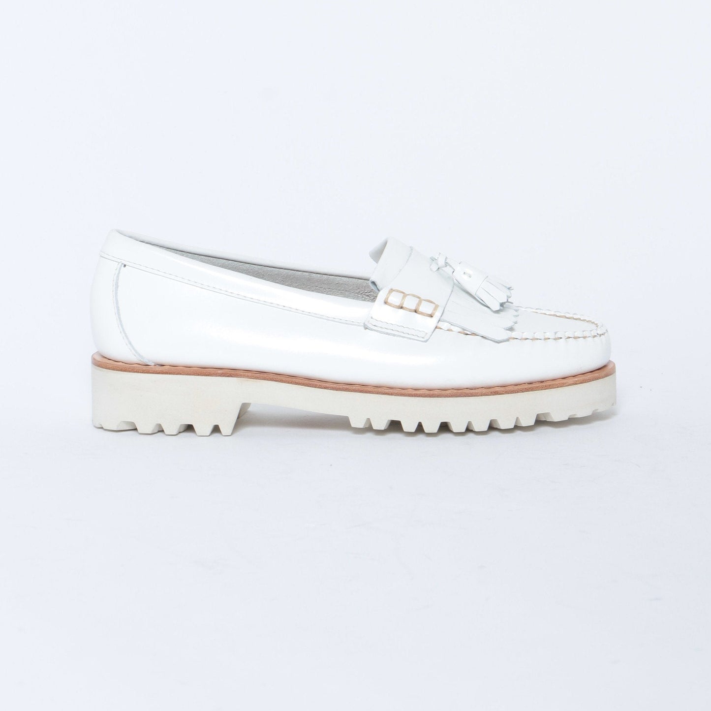 BA41820 / LTHR / WHITE / LEATHERSOLE / US8.0(25.5cm)