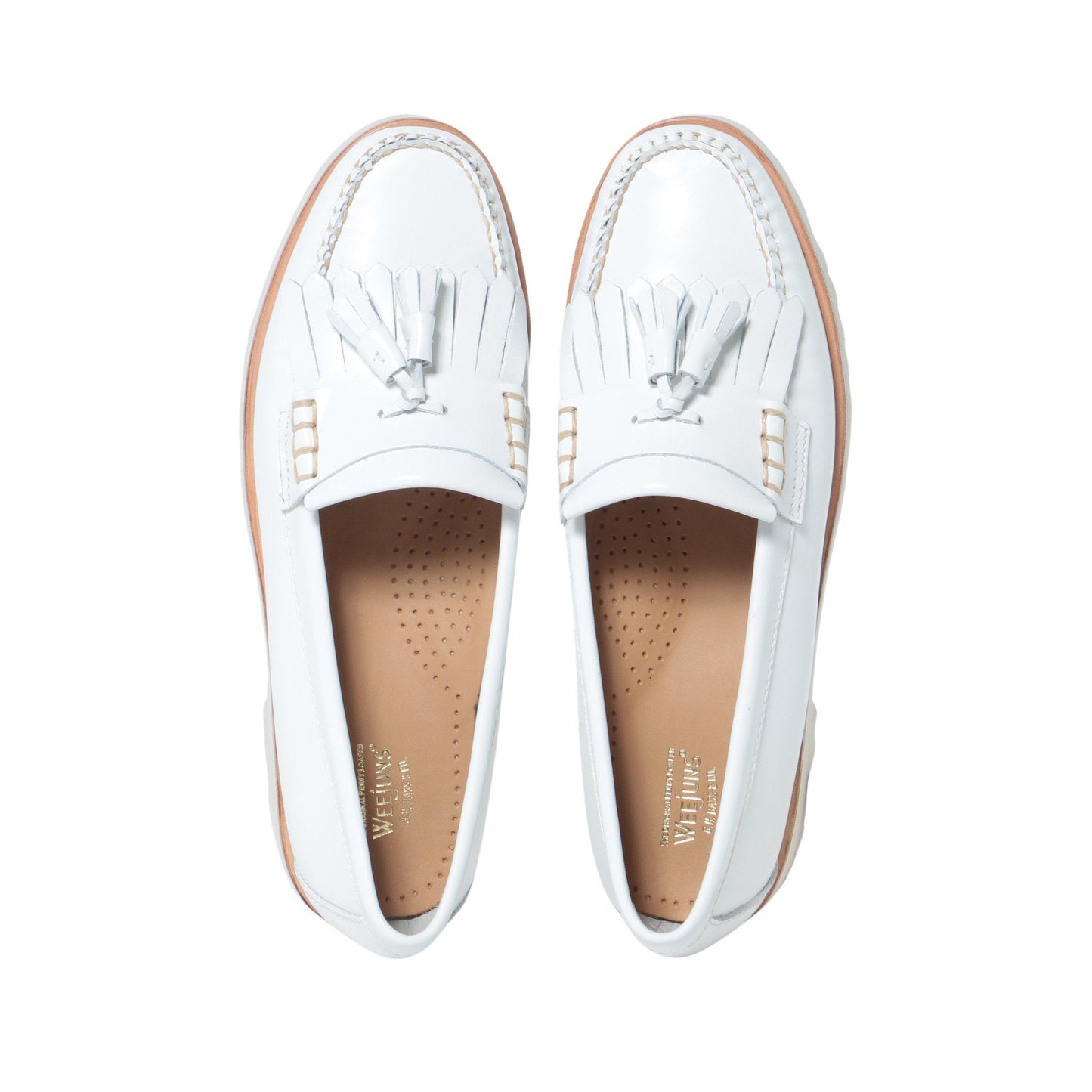 BA41820 / LTHR / WHITE / LEATHERSOLE / US8.0(25.5cm)