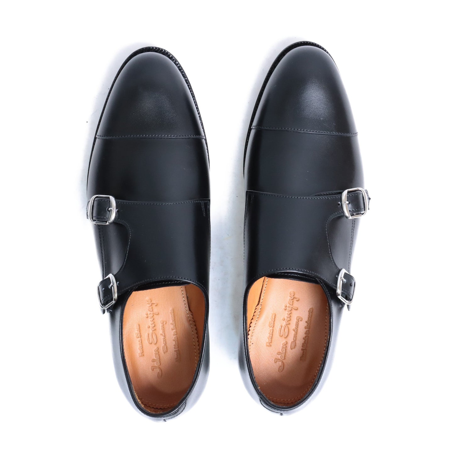 98679 / CALF / BLACK / LEATHER SOLE / UK5.0(24.0cm)