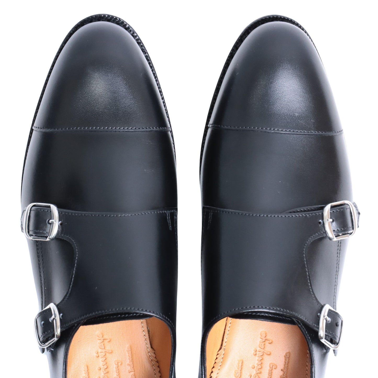 98679 / CALF / BLACK / LEATHER SOLE / UK5.0(24.0cm)