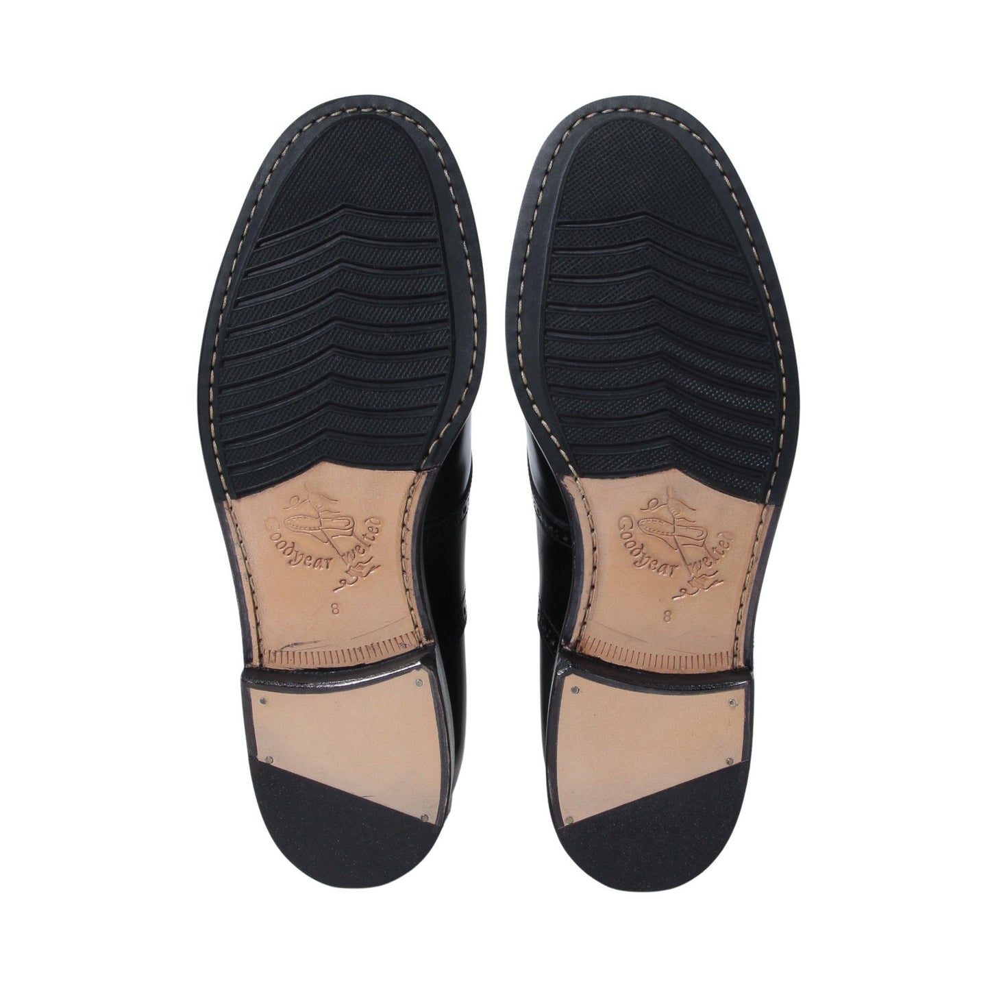 99063 / HORSE / BLACK / HALF RUBBER SOLE / UK8.0(26.5cm)