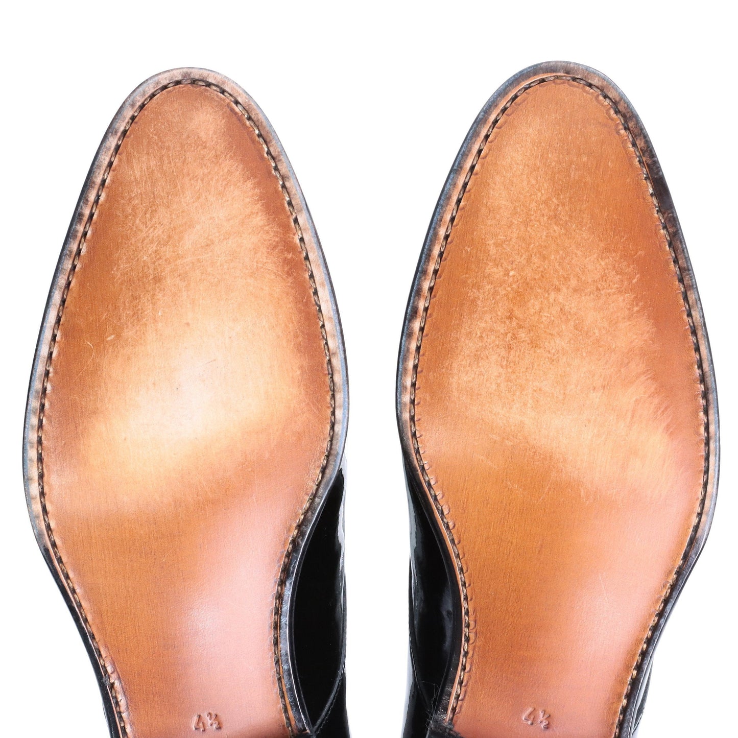 98611 / PATENT / BLACK / LEATHER SOLE / UK4.5(23.5cm)