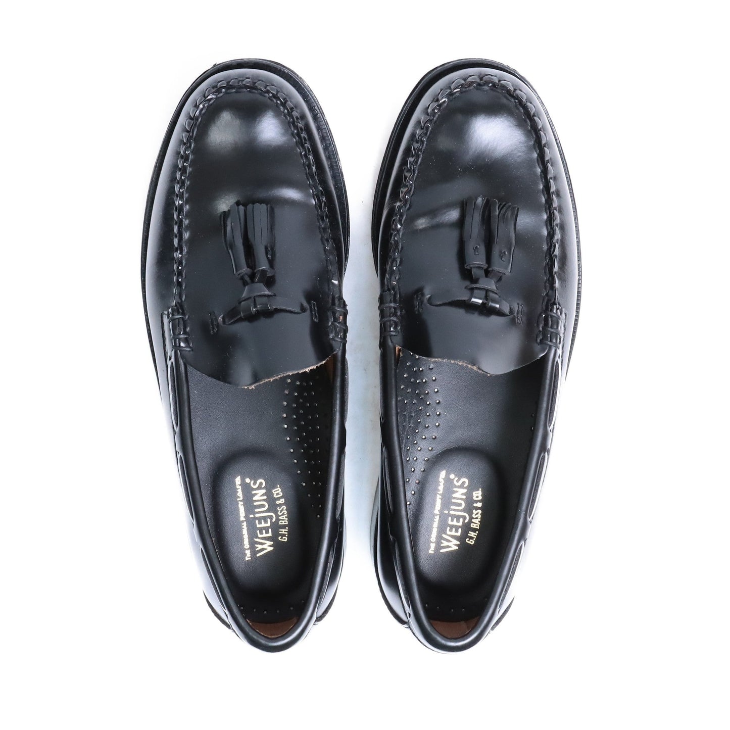 BA11015H LARKIN / LTHR / BLACK / LEATHER SOLE / US7.0(25.0cm)