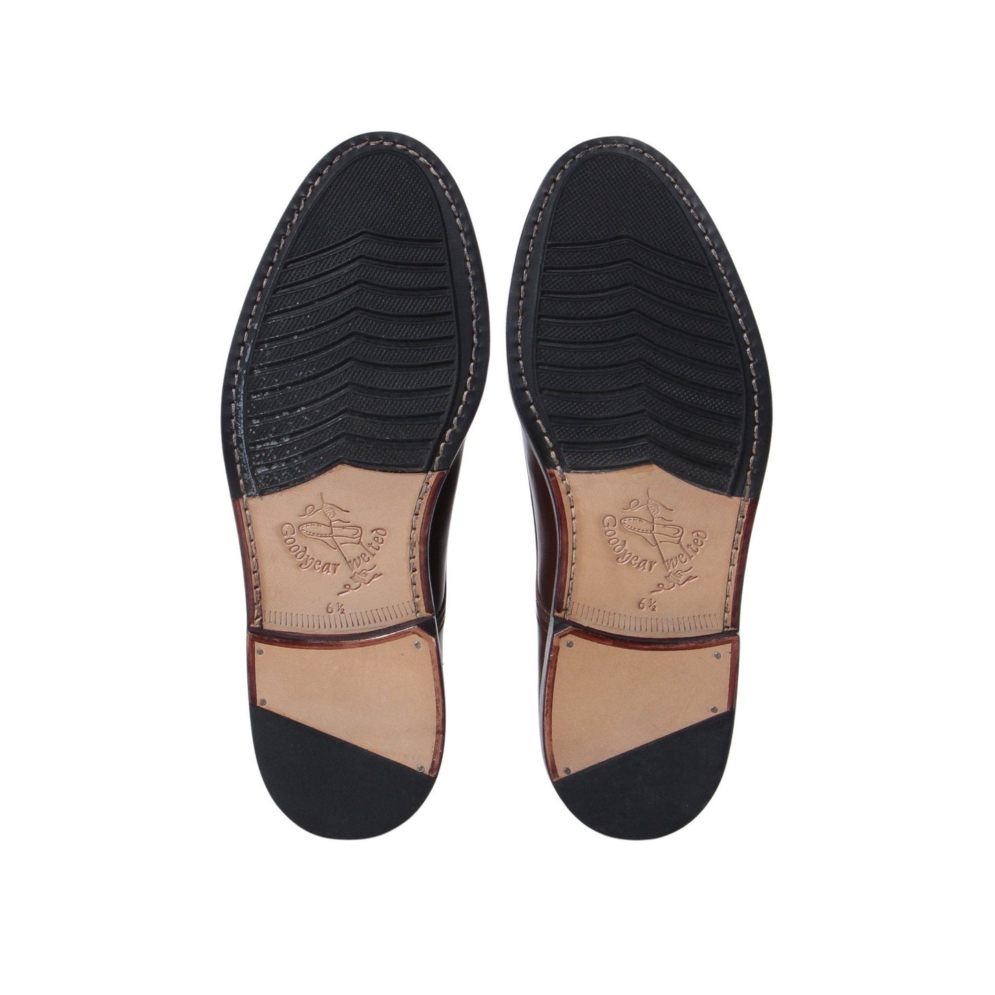 98902 / CORDOVAN / BROWN / HALF RUBBER SOLE / UK6.5(25.5cm)