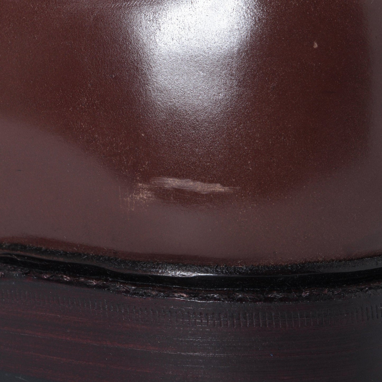 98902 / CORDOVAN / BROWN / HALF RUBBER SOLE / UK6.5(25.5cm)