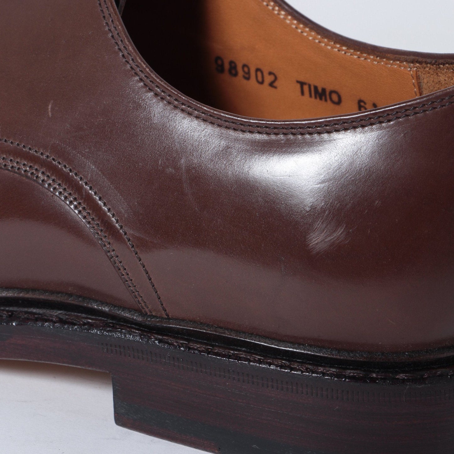98902 / CORDOVAN / BROWN / HALF RUBBER SOLE / UK6.5(25.5cm)