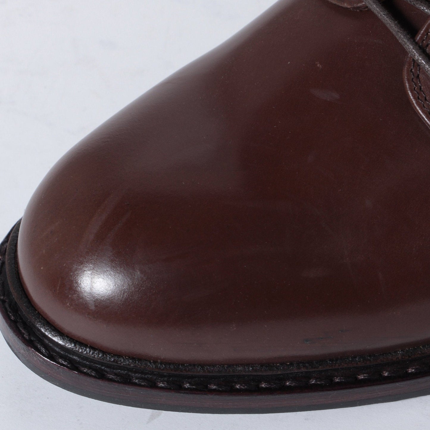 98902 / CORDOVAN / BROWN / HALF RUBBER SOLE / UK6.5(25.5cm)