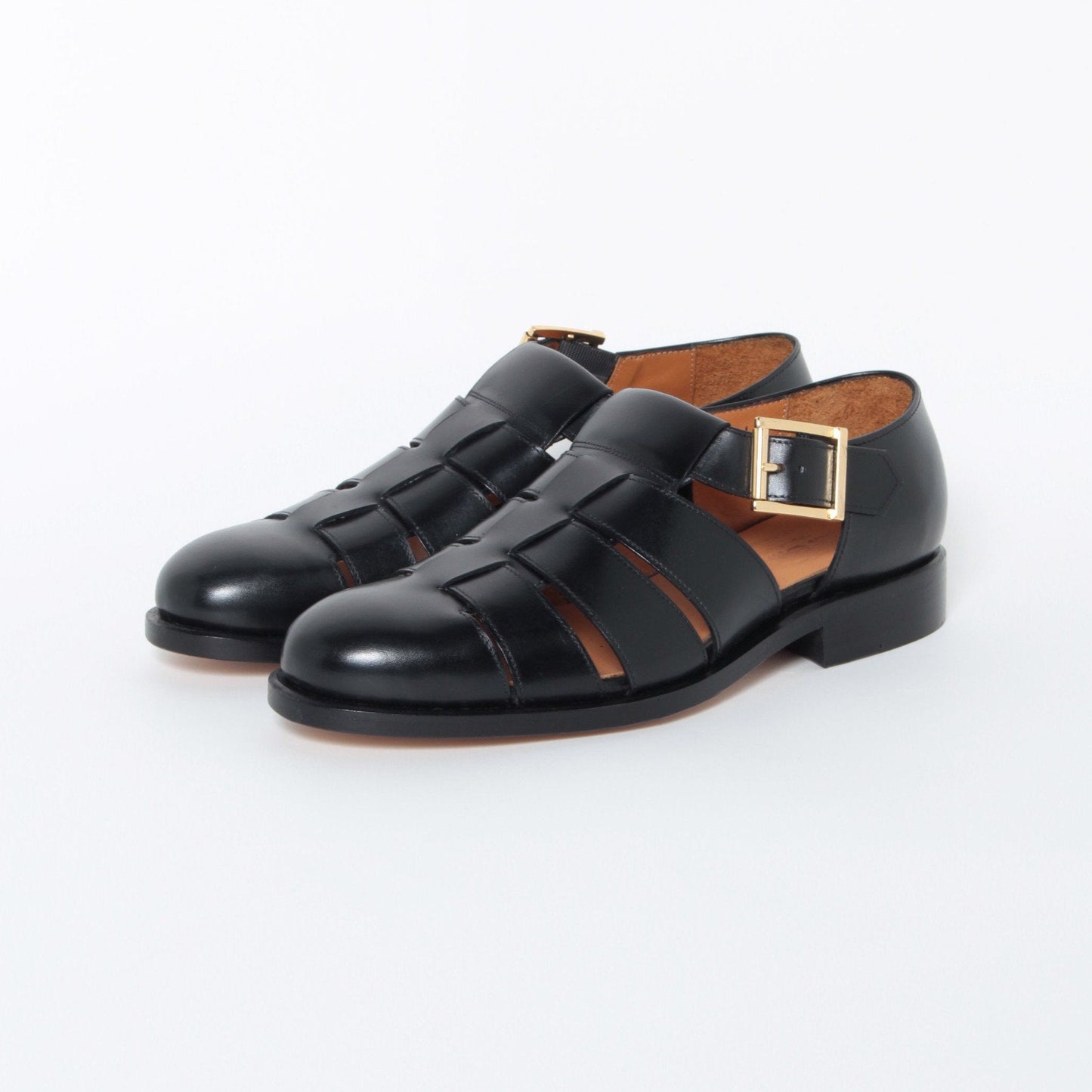98819 / CALF / BLACK / LEATHERSOLE / UK5.5(24.0cm)