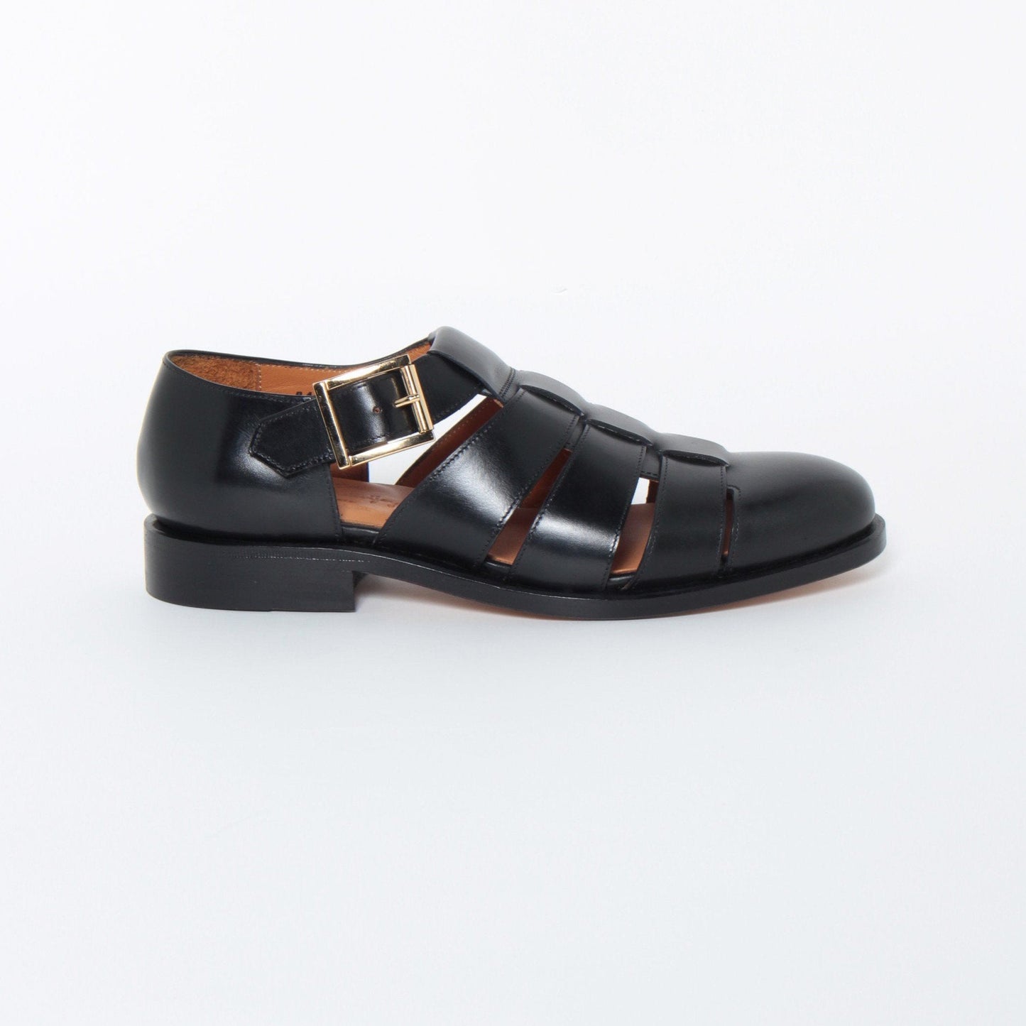 98819 / CALF / BLACK / LEATHERSOLE / UK5.5(24.0cm)