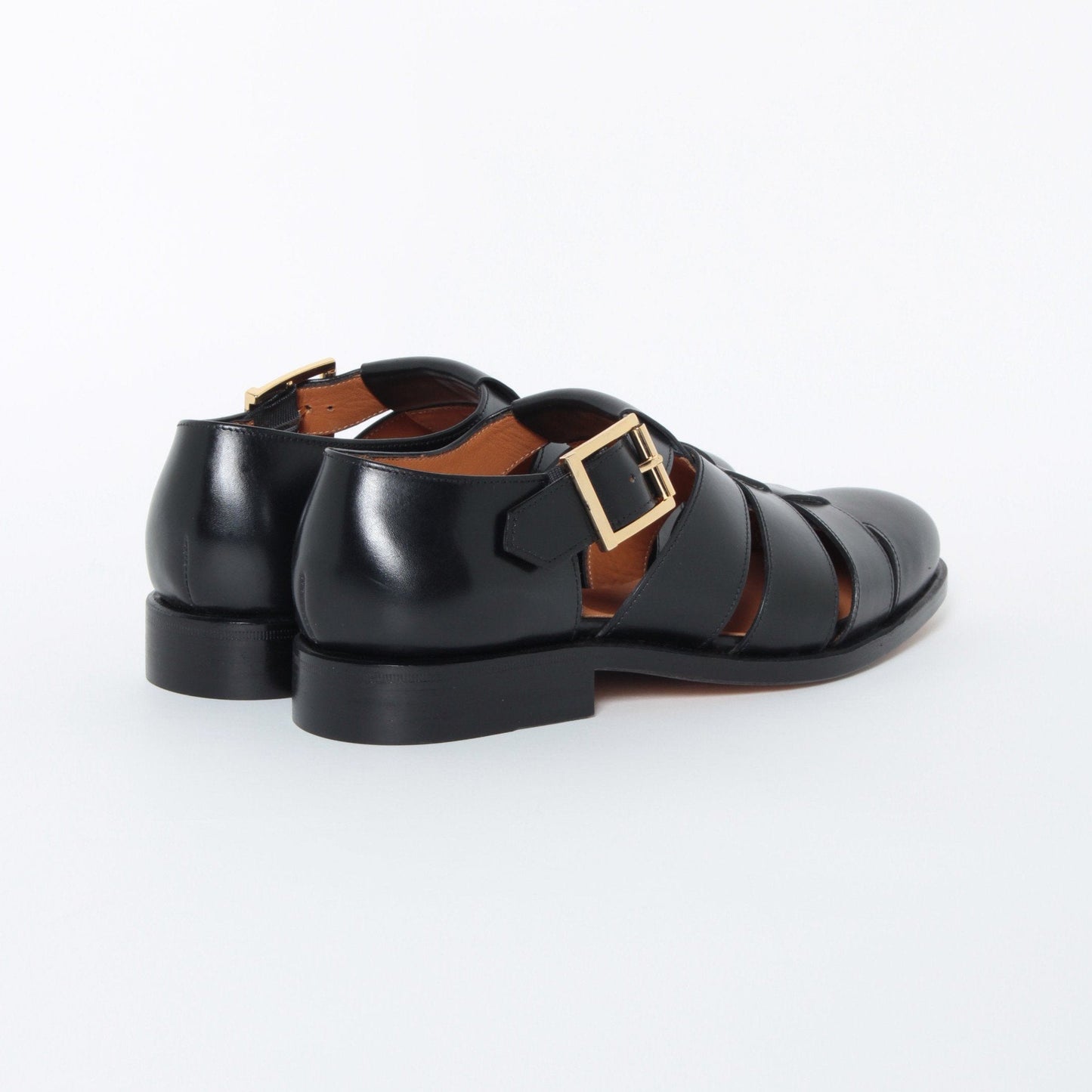 98819 / CALF / BLACK / LEATHERSOLE / UK5.5(24.0cm)