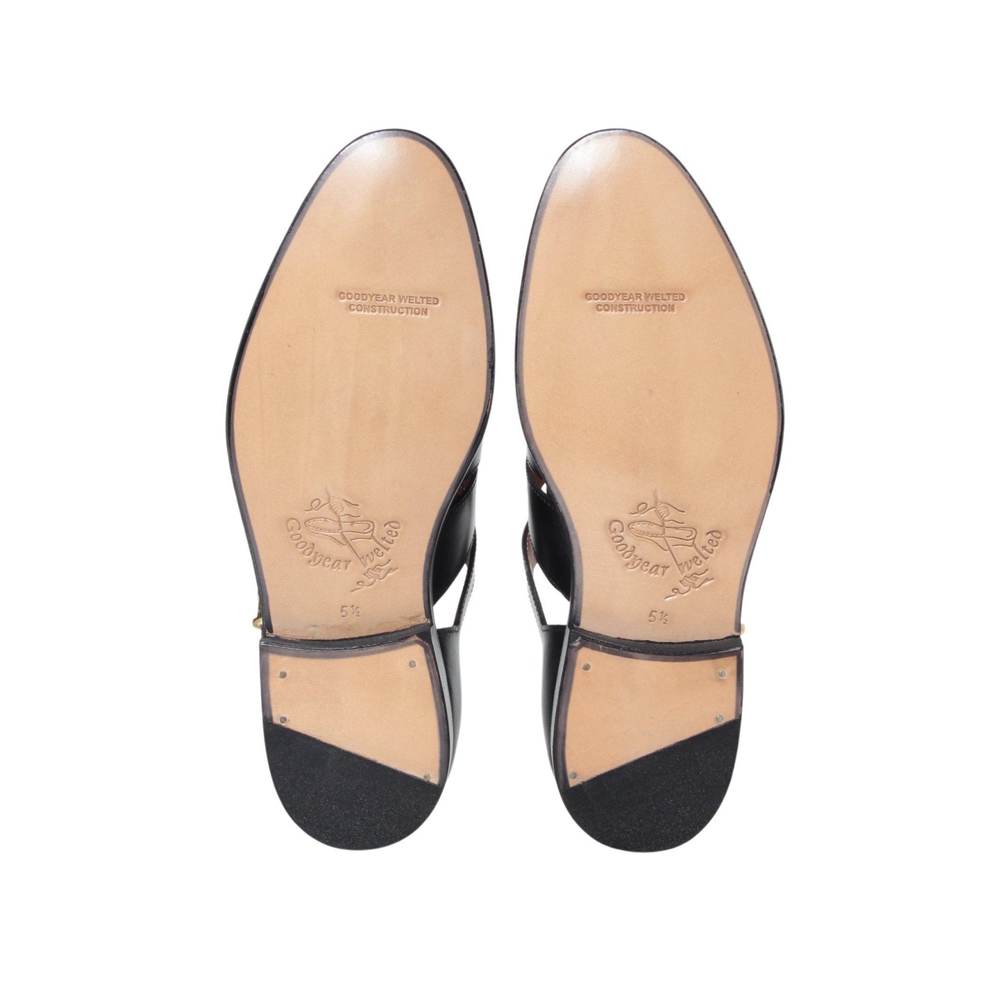 98819 / CALF / BLACK / LEATHERSOLE / UK5.5(24.0cm)